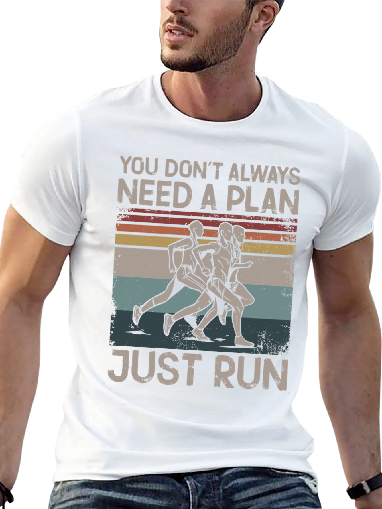 Just Run Graphic Tee