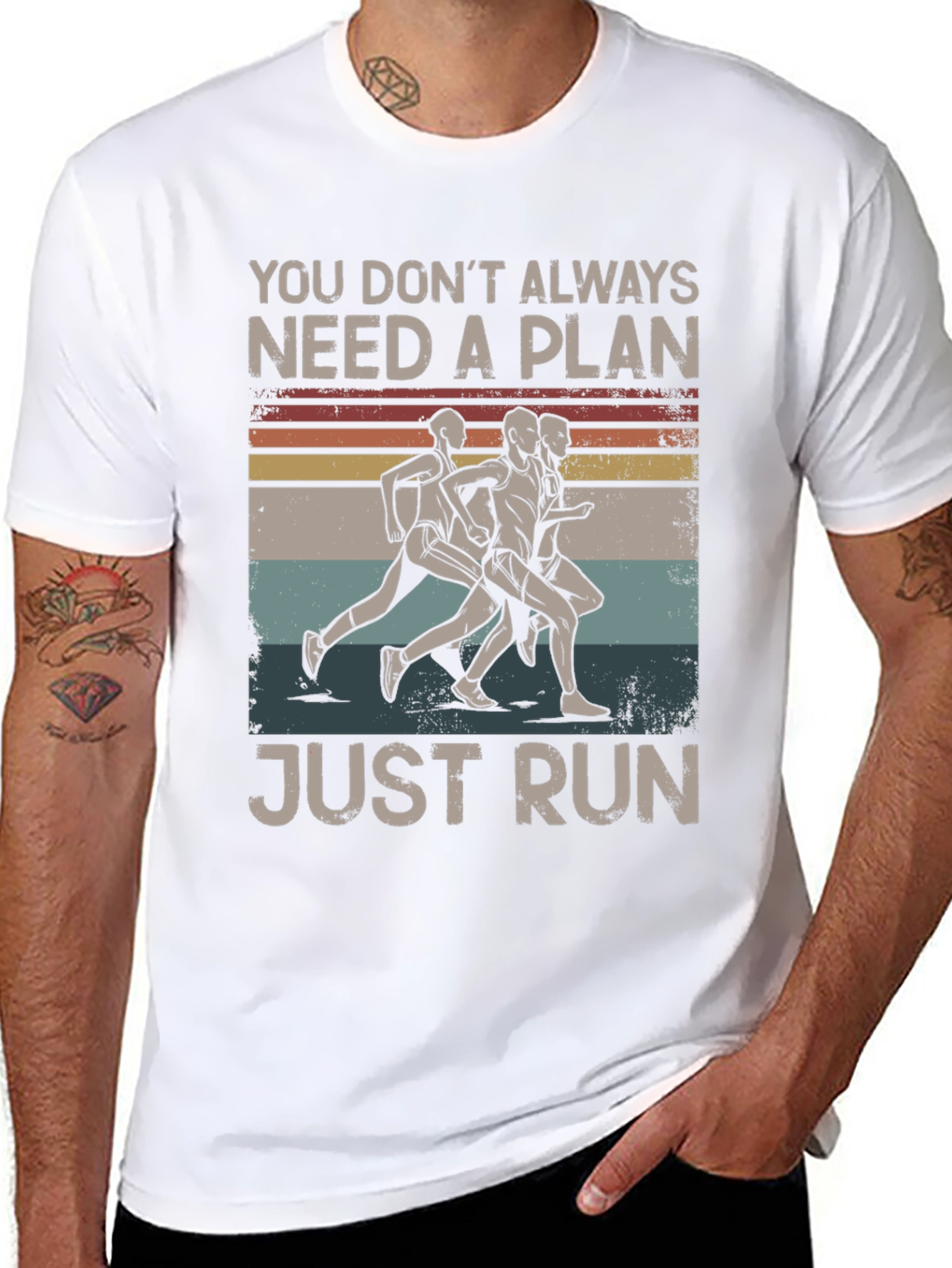 Just Run Graphic Tee