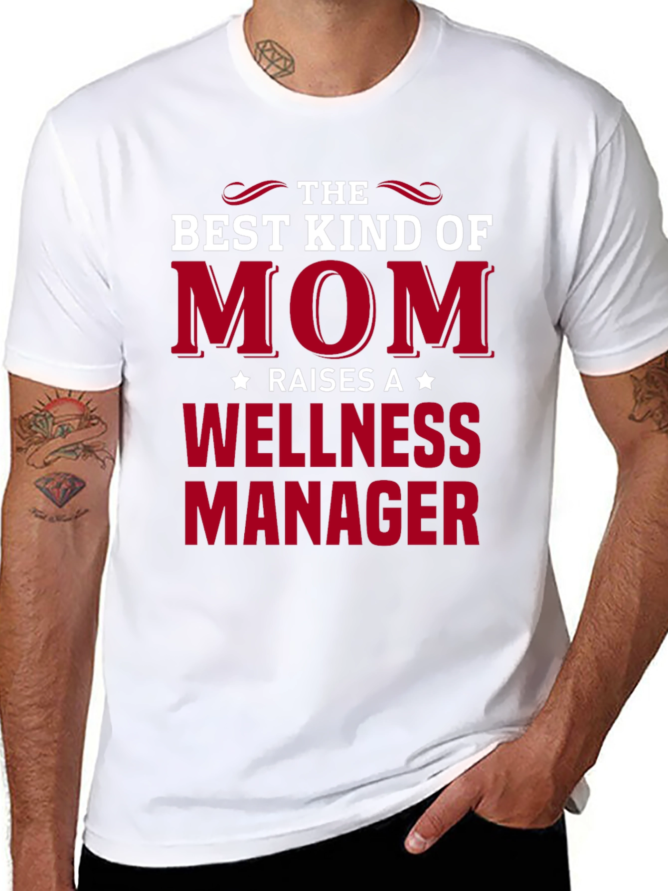 Best Kind of Mom Wellness Manager T-Shirt