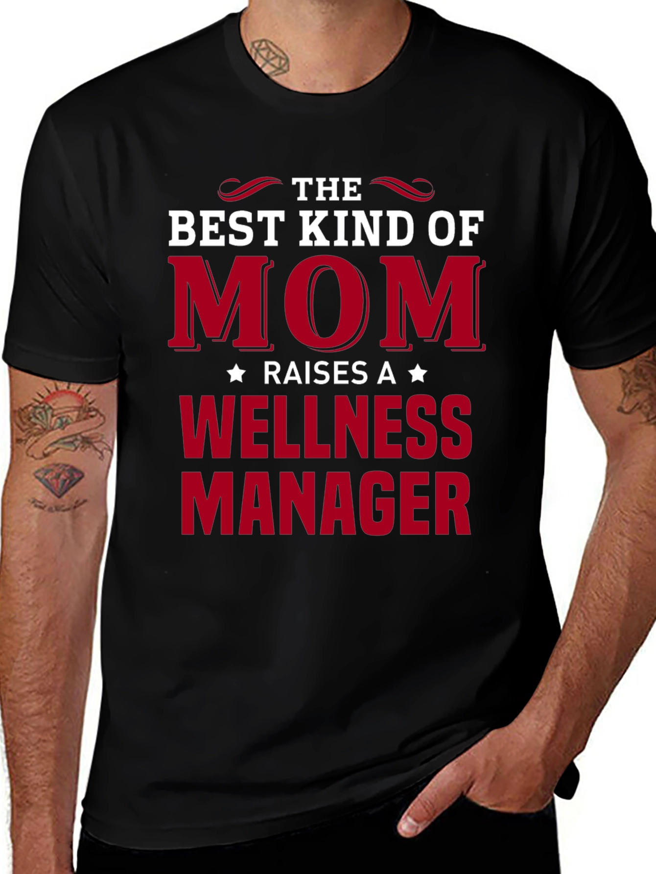 Best Kind of Mom Wellness Manager T-Shirt