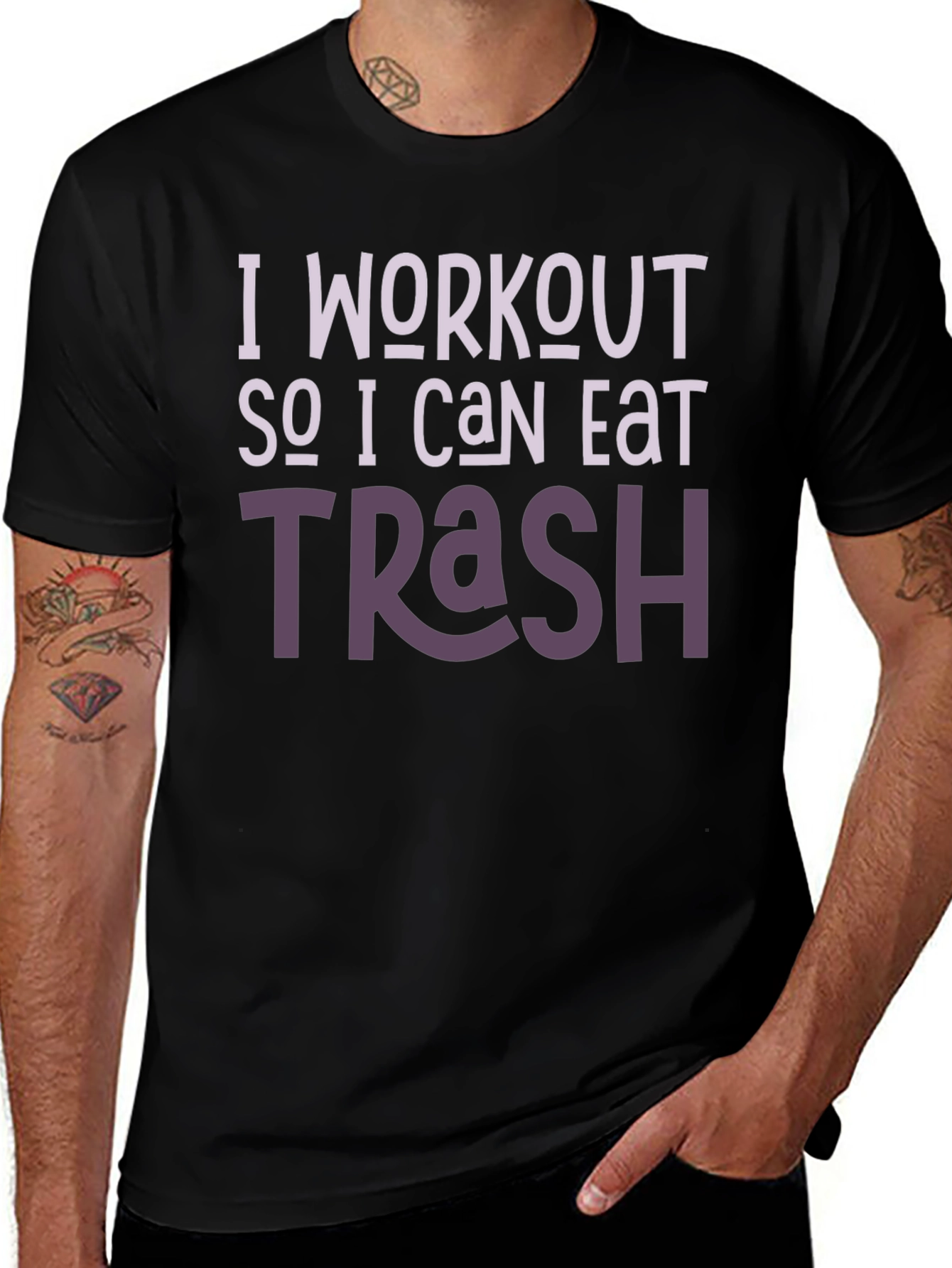 Workout For Trash Graphic Tee