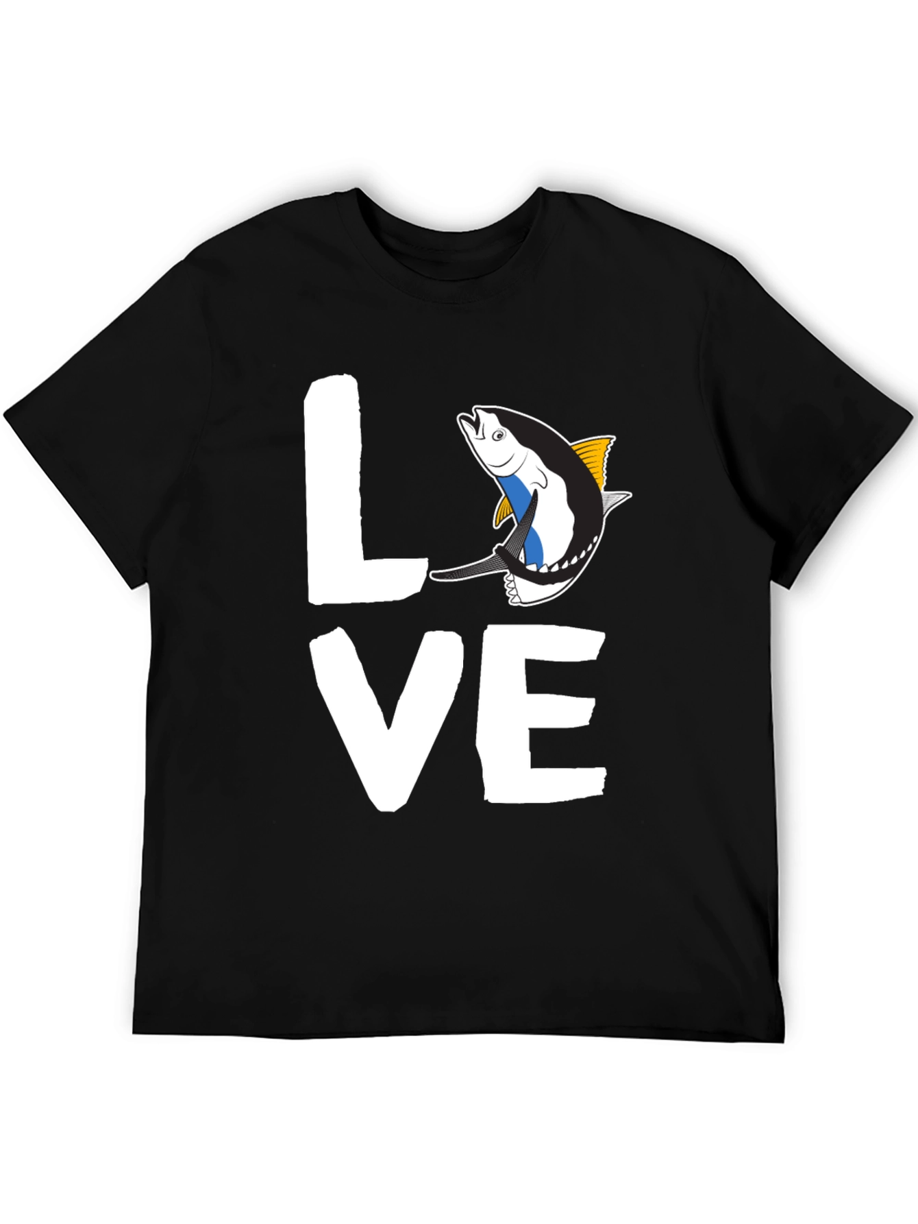 Love Tuna Fish Graphic T-Shirt