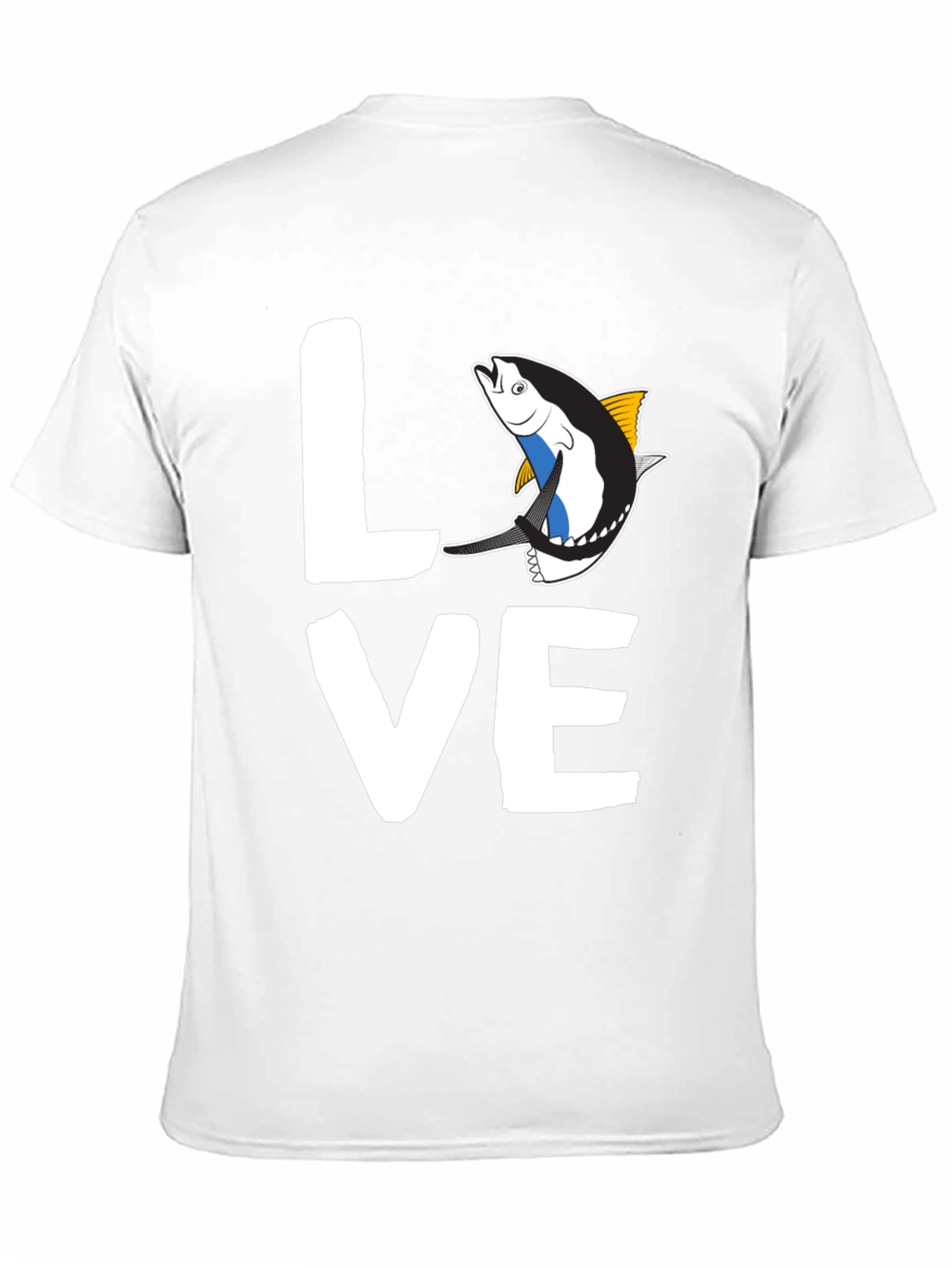 Love Tuna Fish Graphic T-Shirt