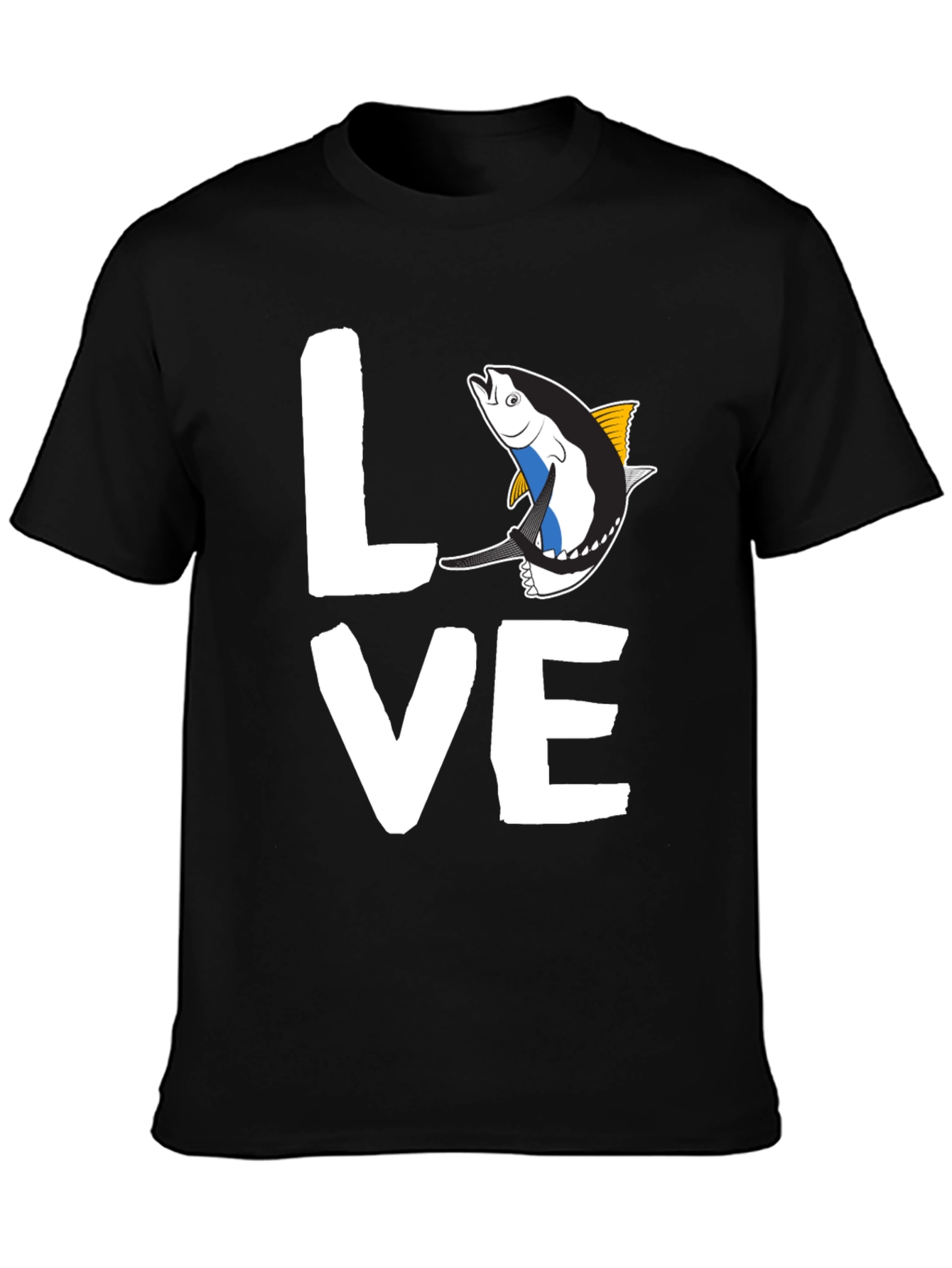 Love Tuna Fish Graphic T-Shirt