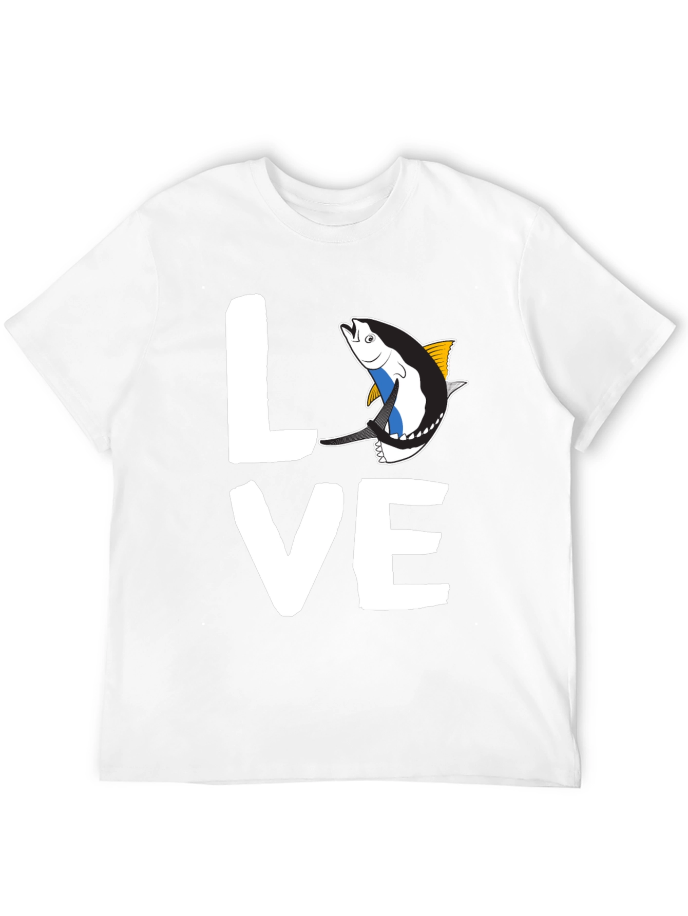 Love Tuna Fish Graphic T-Shirt