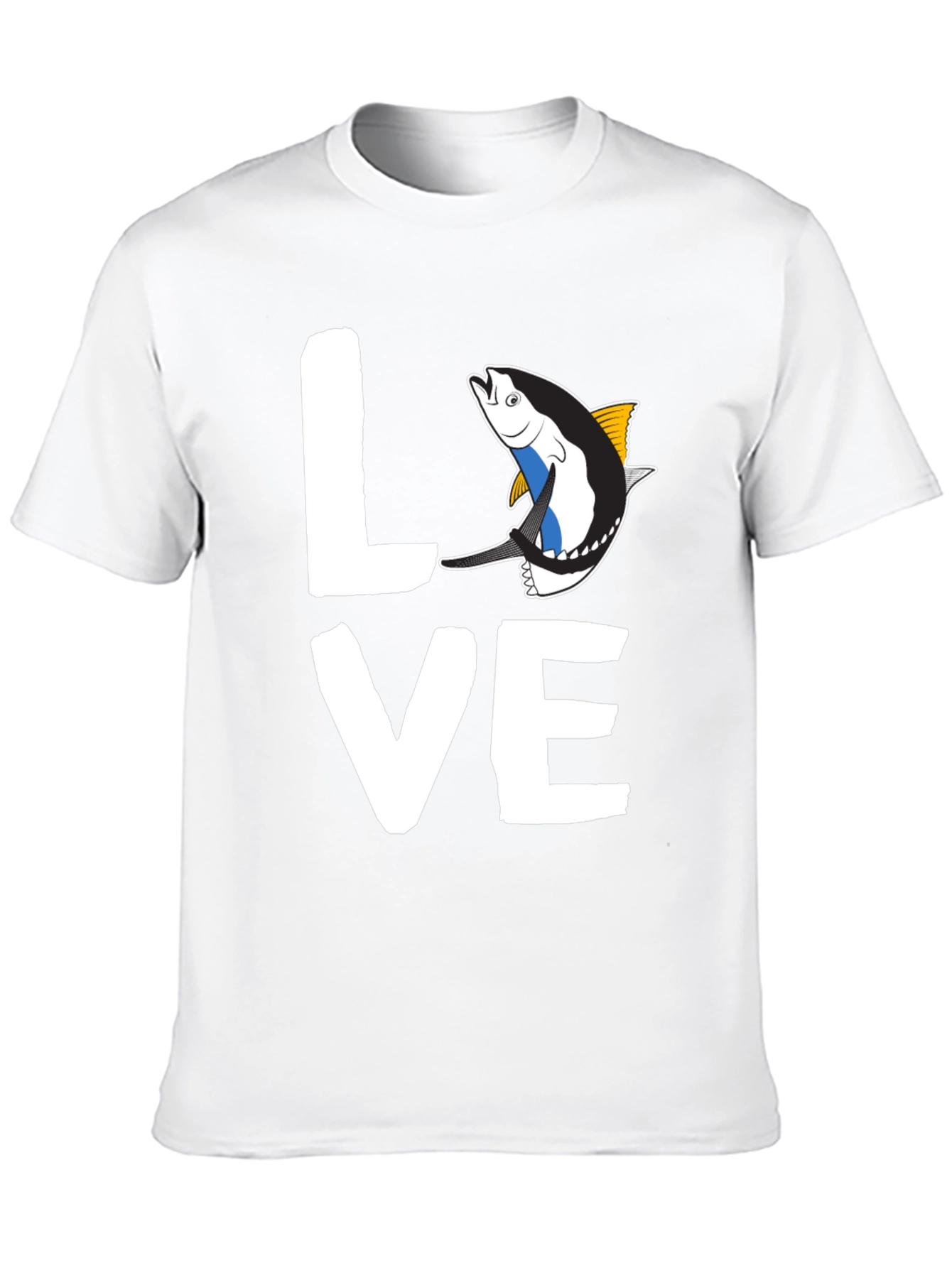 Love Tuna Fish Graphic T-Shirt
