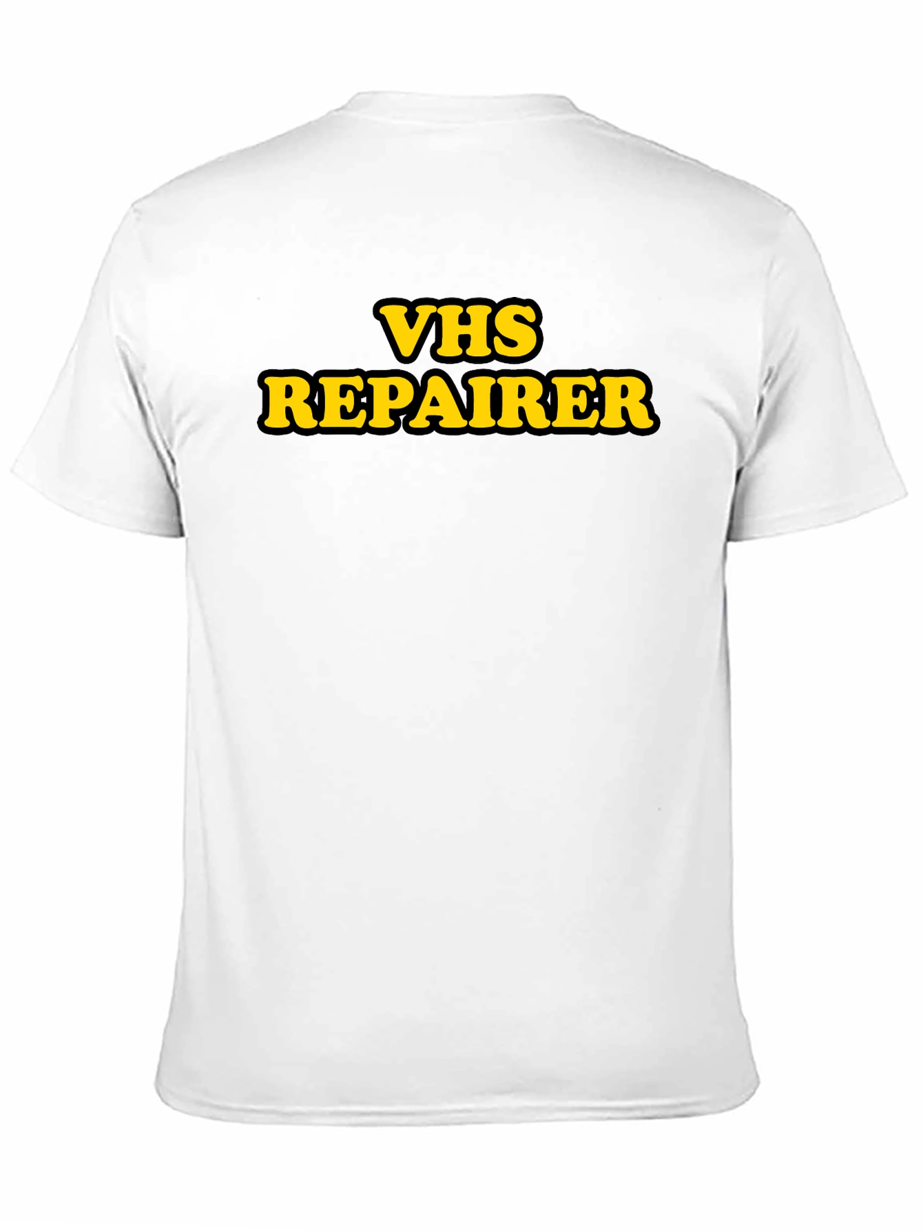 VHS Repairer Graphic T-Shirt - Retro Job Pride!