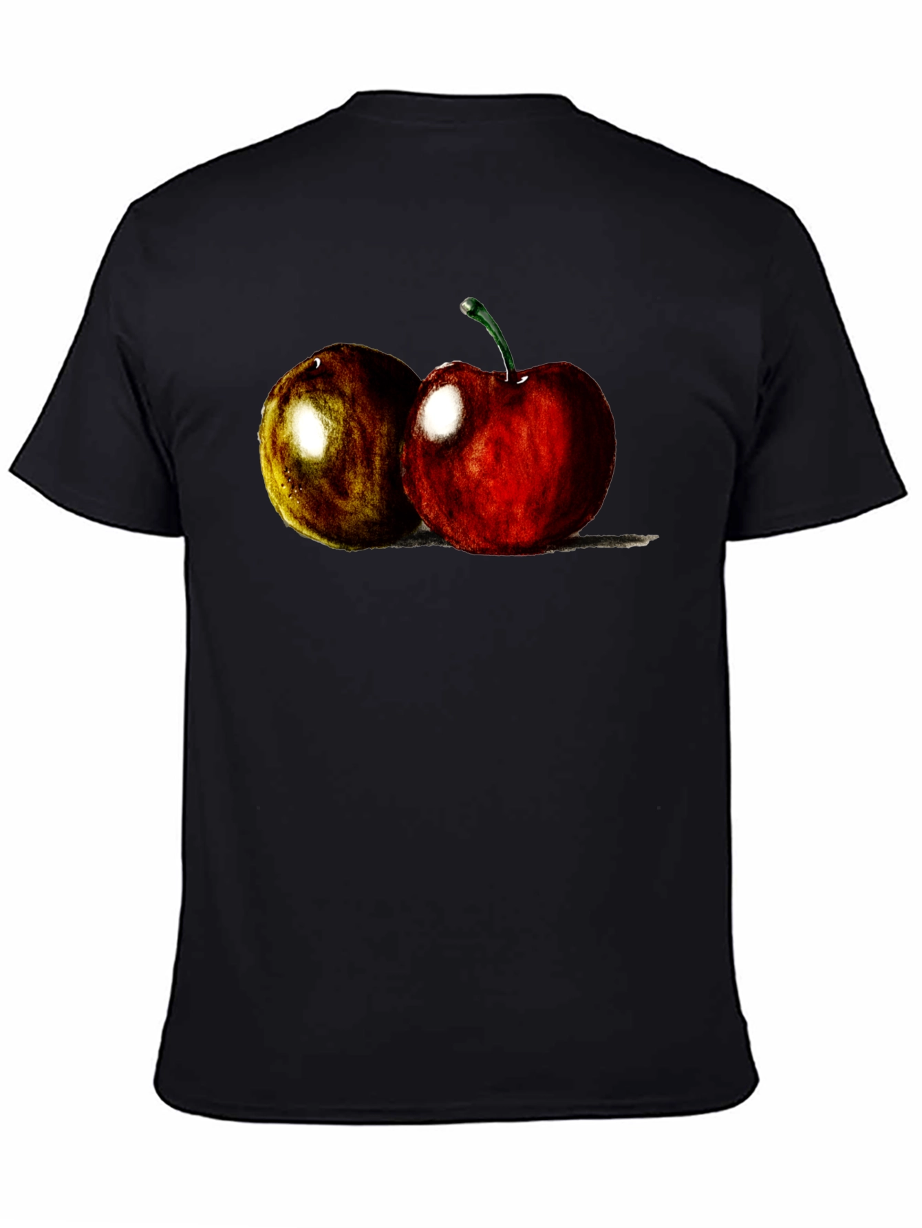 Cherry Fruit Graphic Tee - Soft Cotton Blend