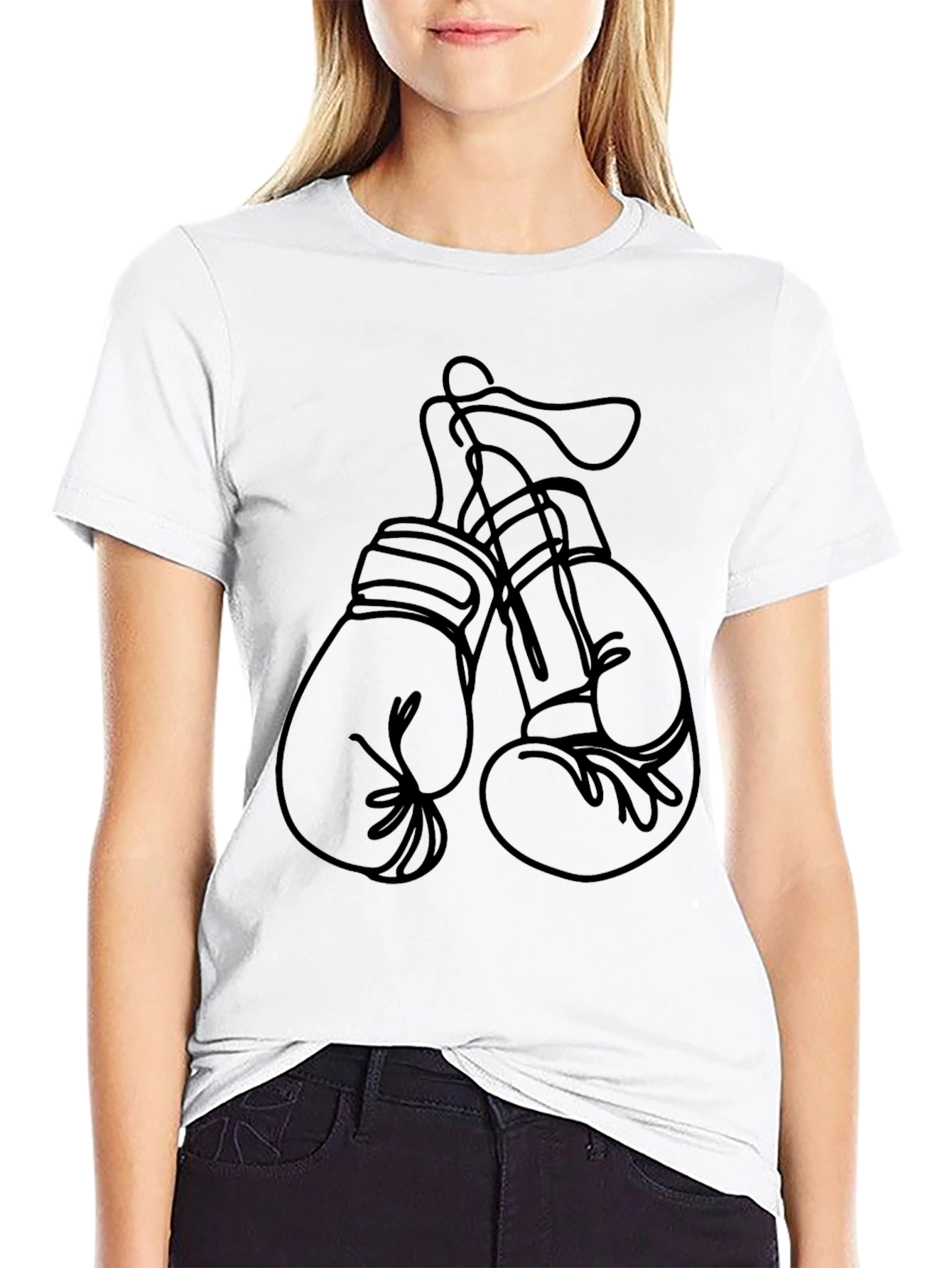 Boxing Gloves Graphic Tee - Stylish Menswear