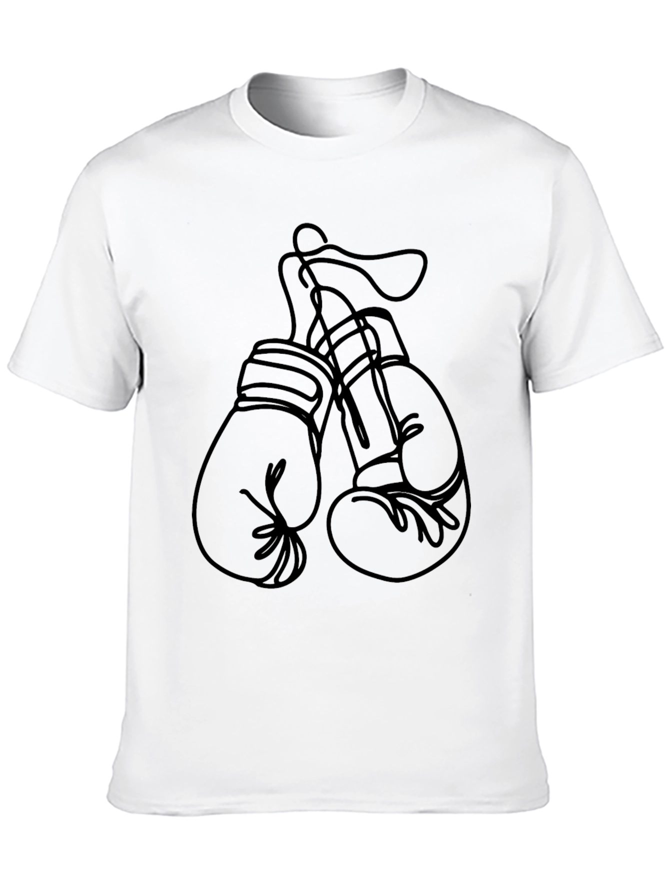 Boxing Gloves Graphic Tee - Stylish Menswear