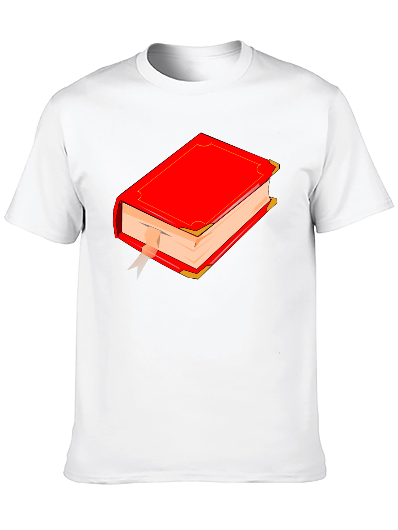 Red Book Graphic T-Shirt - Classic Novel Style