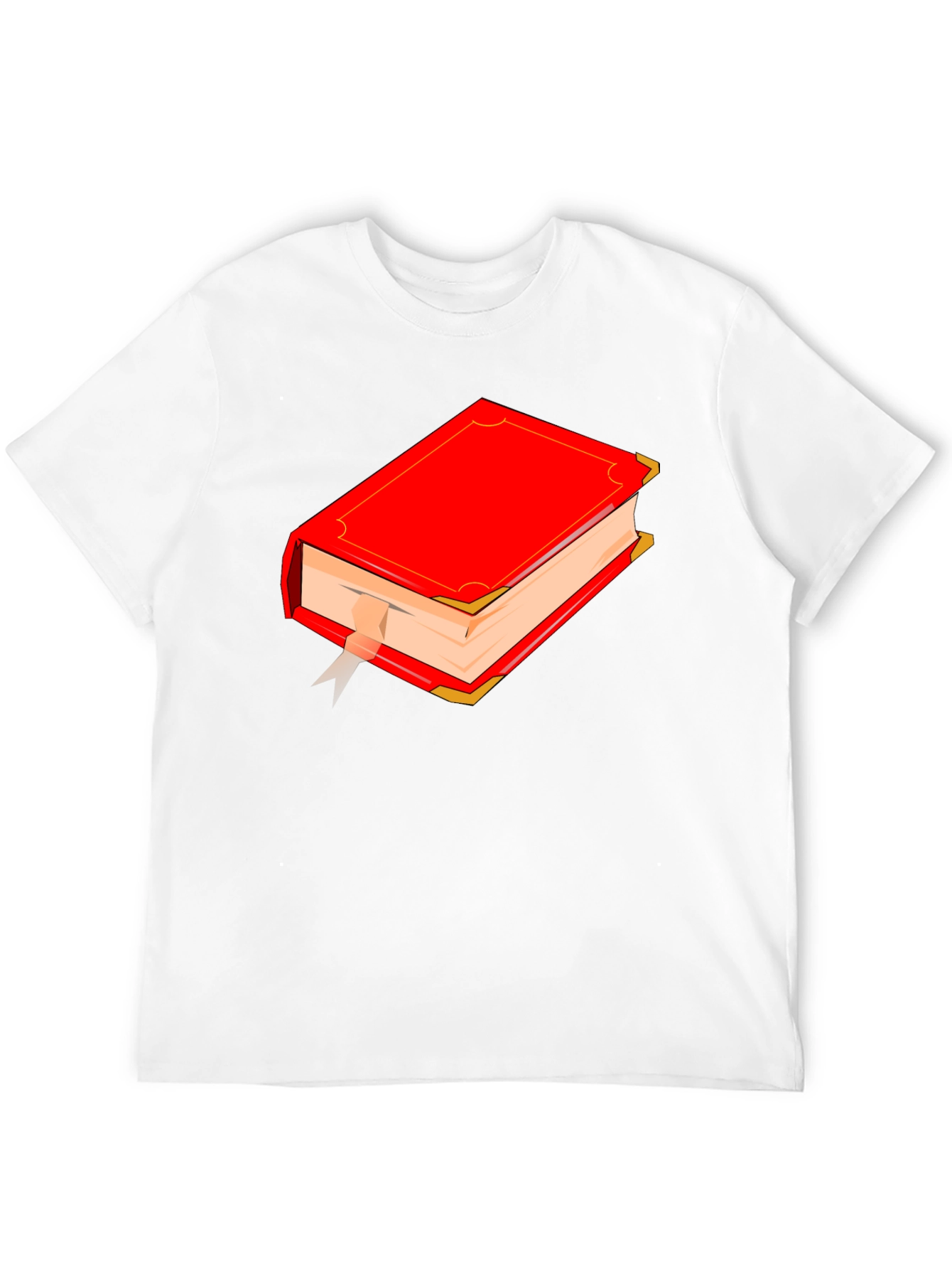 Red Book Graphic T-Shirt - Classic Novel Style
