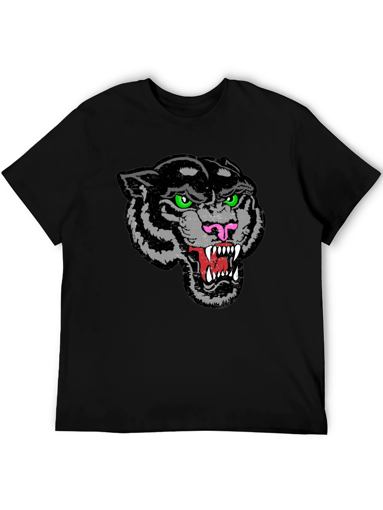 Mens Black Panther Graphic T-Shirt