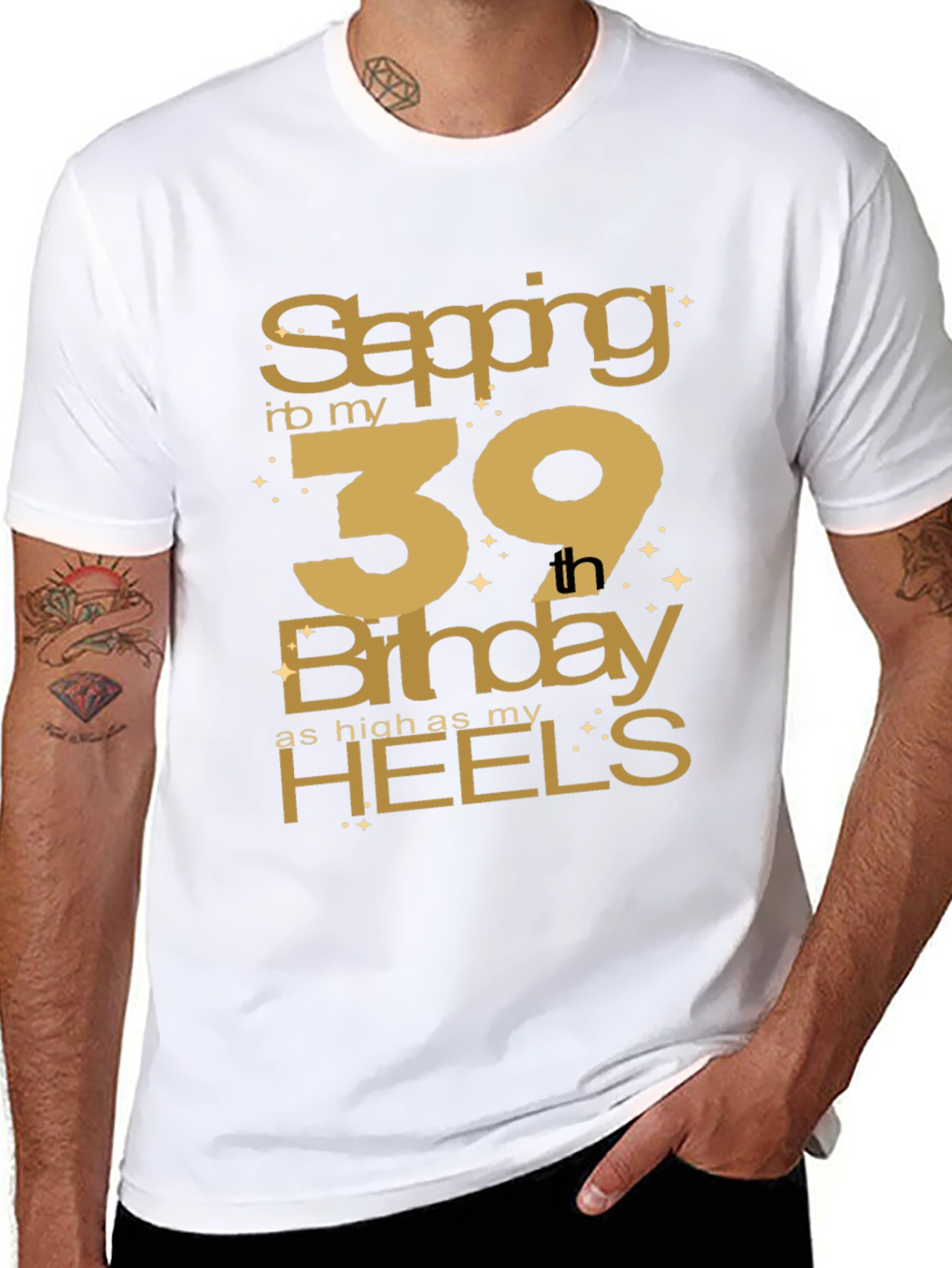 Stepping Into My 39th Birthday T-Shirt