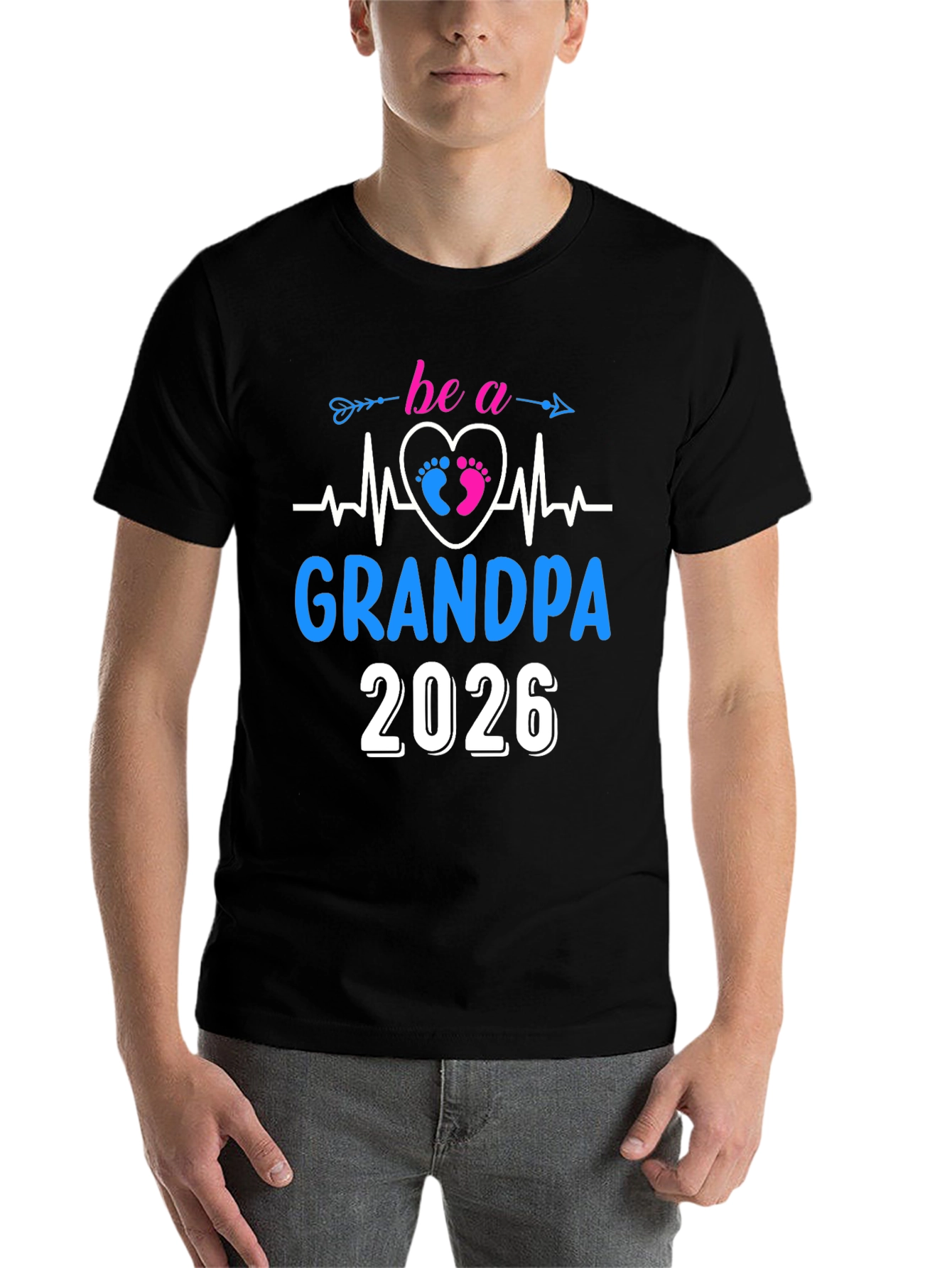 Grandpa 2026 T-Shirt - New Grandfather Announcement Tee