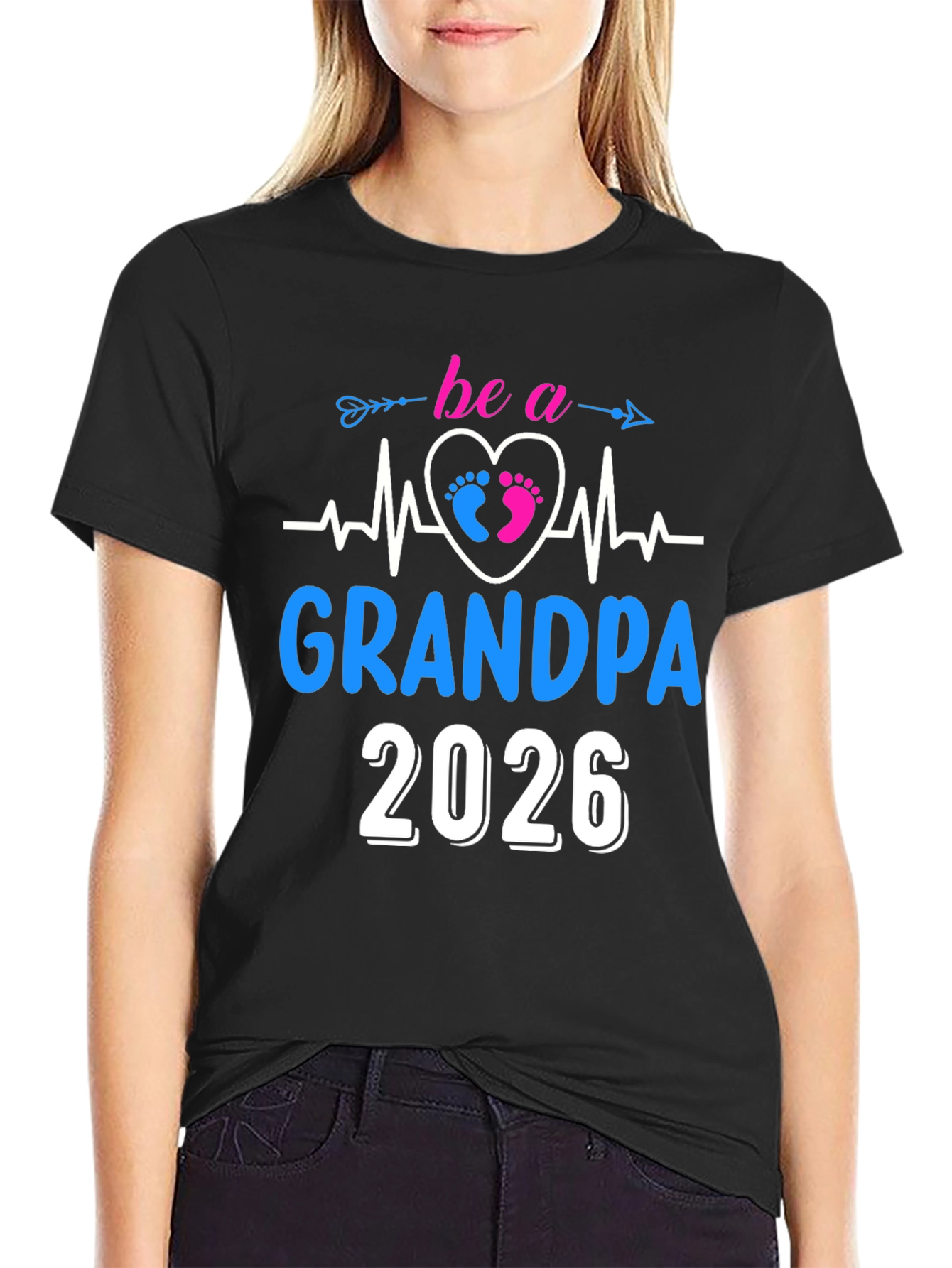 Grandpa 2026 T-Shirt - New Grandfather Announcement Tee
