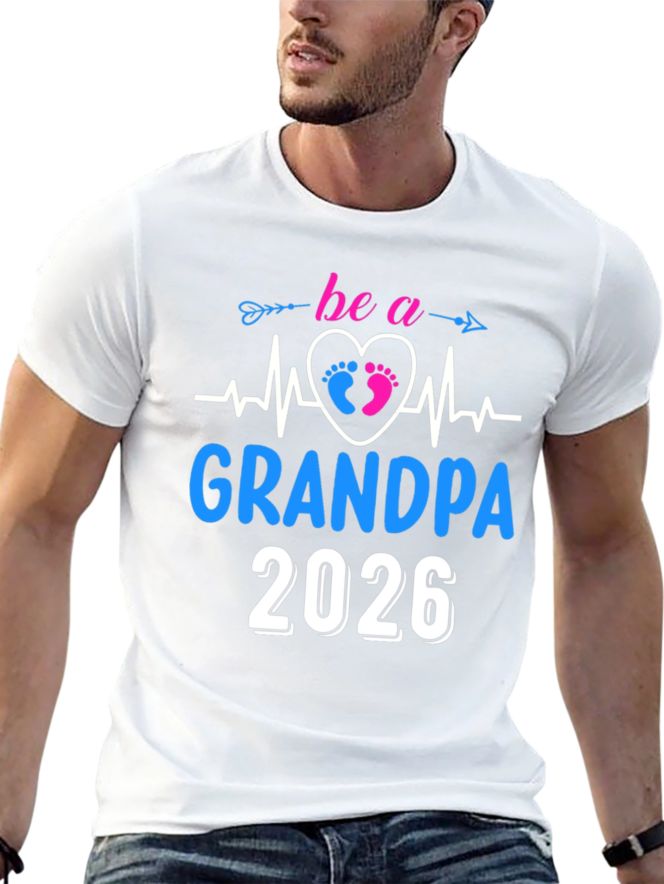 Grandpa 2026 T-Shirt - New Grandfather Announcement Tee