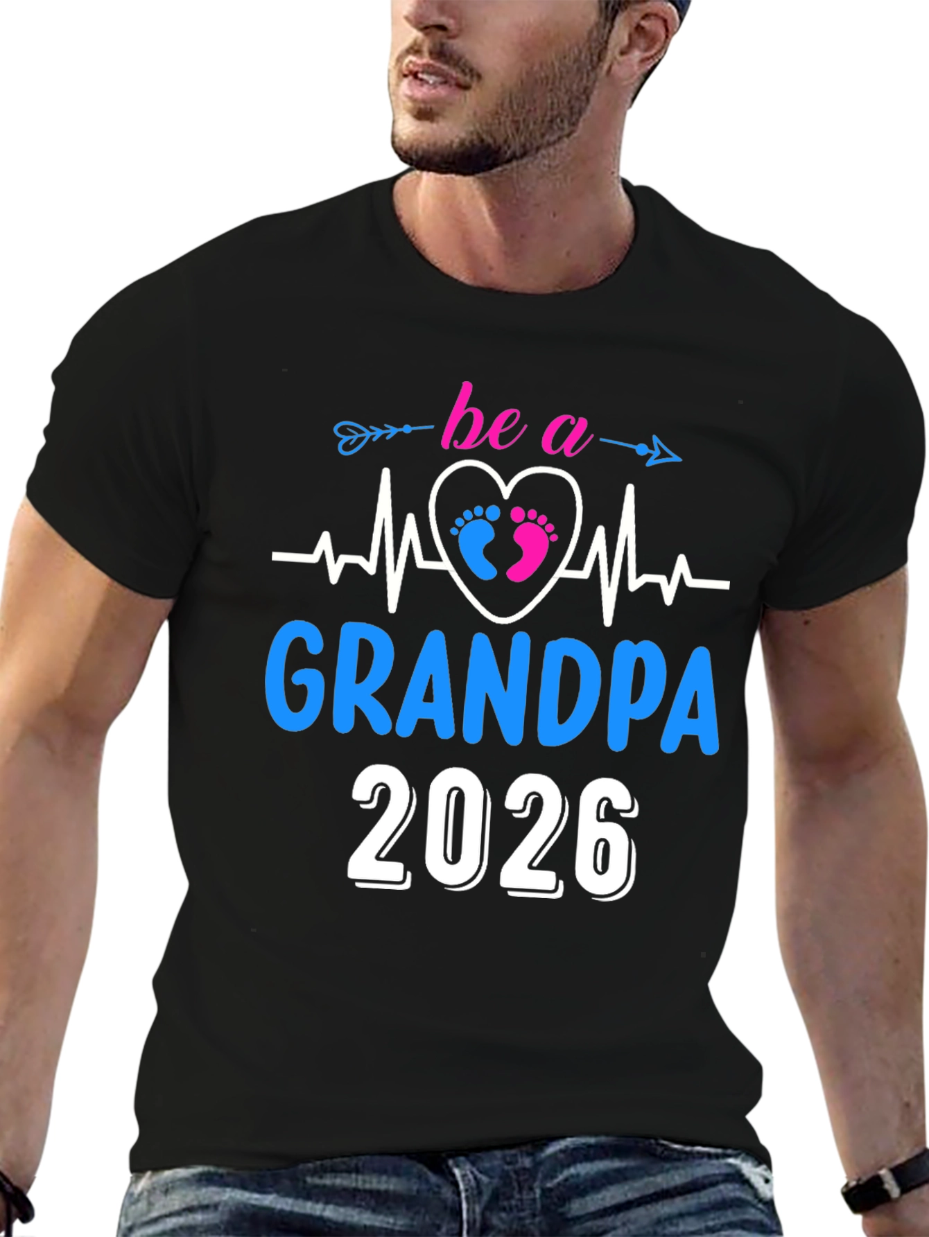 Grandpa 2026 T-Shirt - New Grandfather Announcement Tee