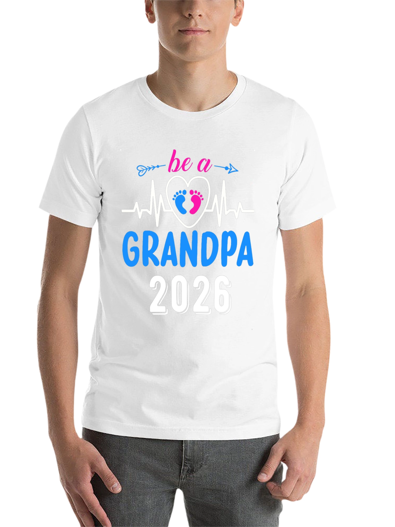 Grandpa 2026 T-Shirt - New Grandfather Announcement Tee