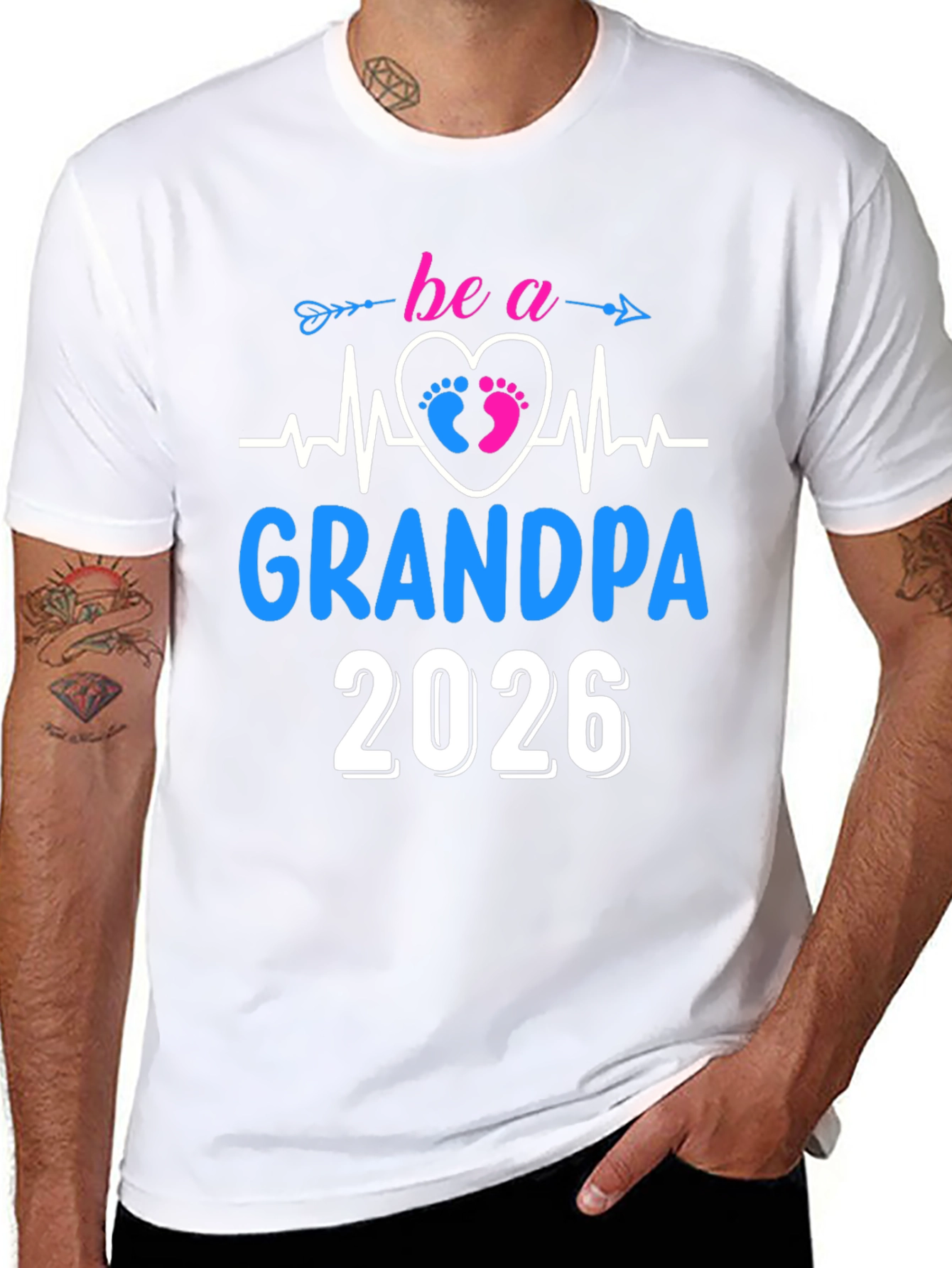 Grandpa 2026 T-Shirt - New Grandfather Announcement Tee