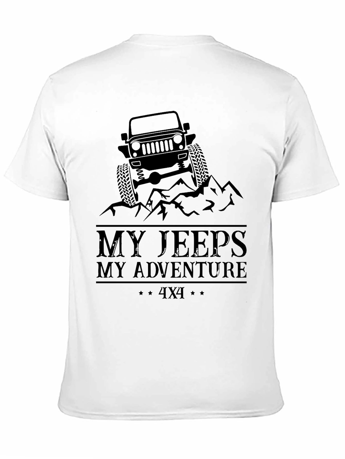 My Jeeps My Adventure Black T-Shirt