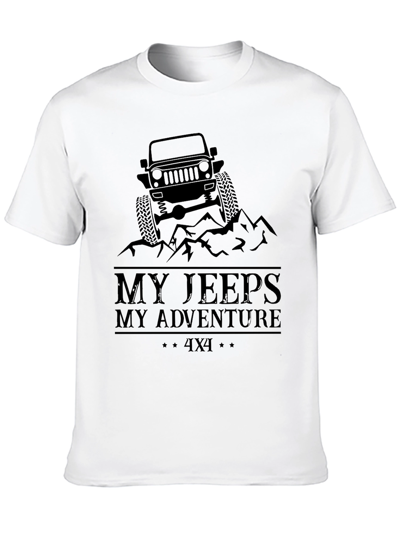 My Jeeps My Adventure Black T-Shirt
