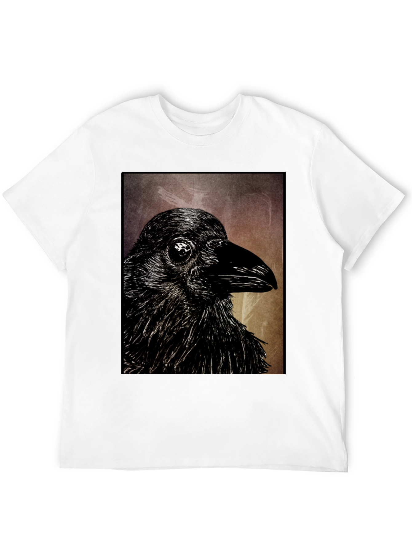 Raven Graphic Black T-Shirt