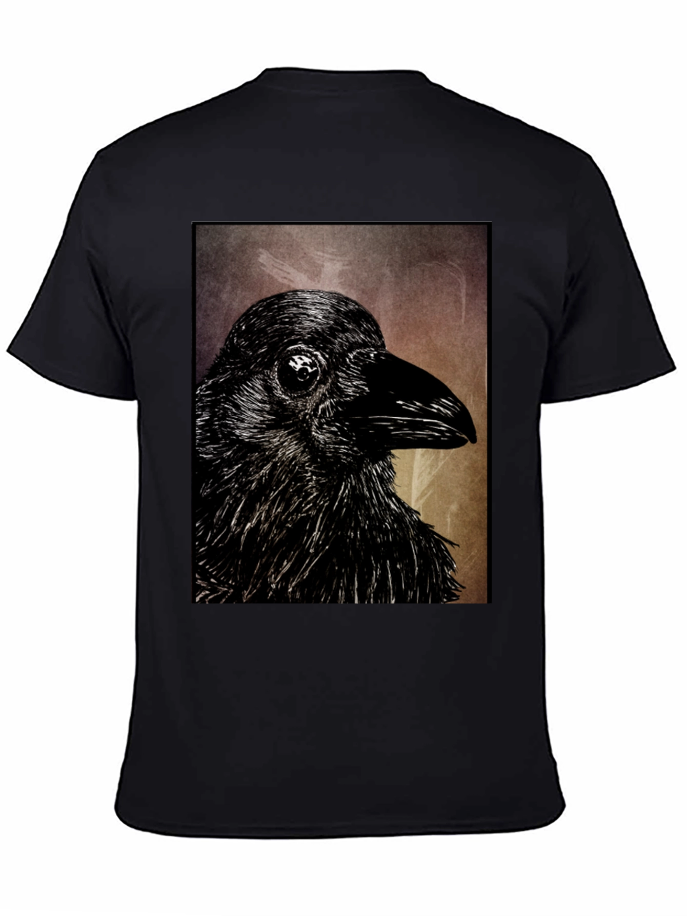 Raven Graphic Black T-Shirt