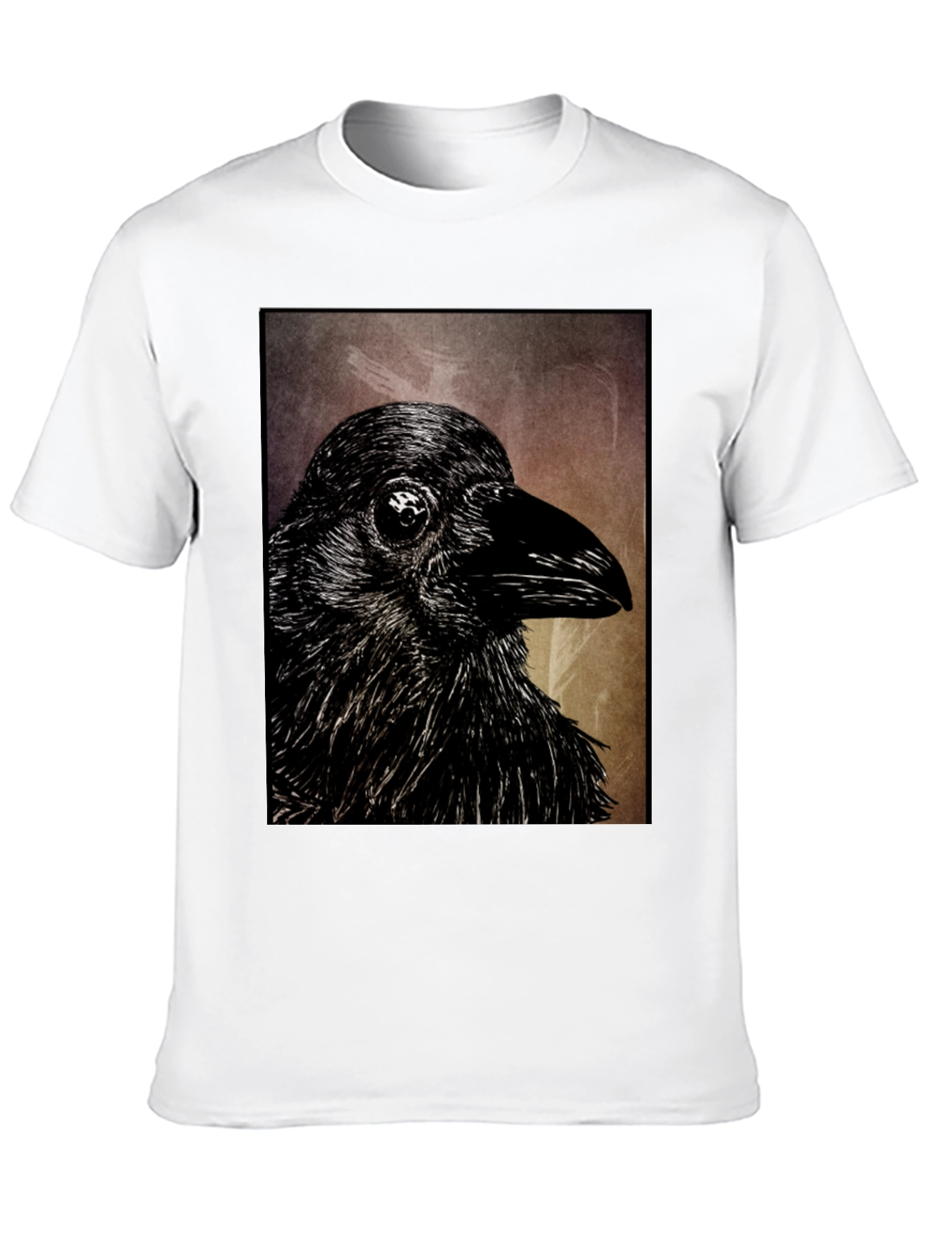 Raven Graphic Black T-Shirt
