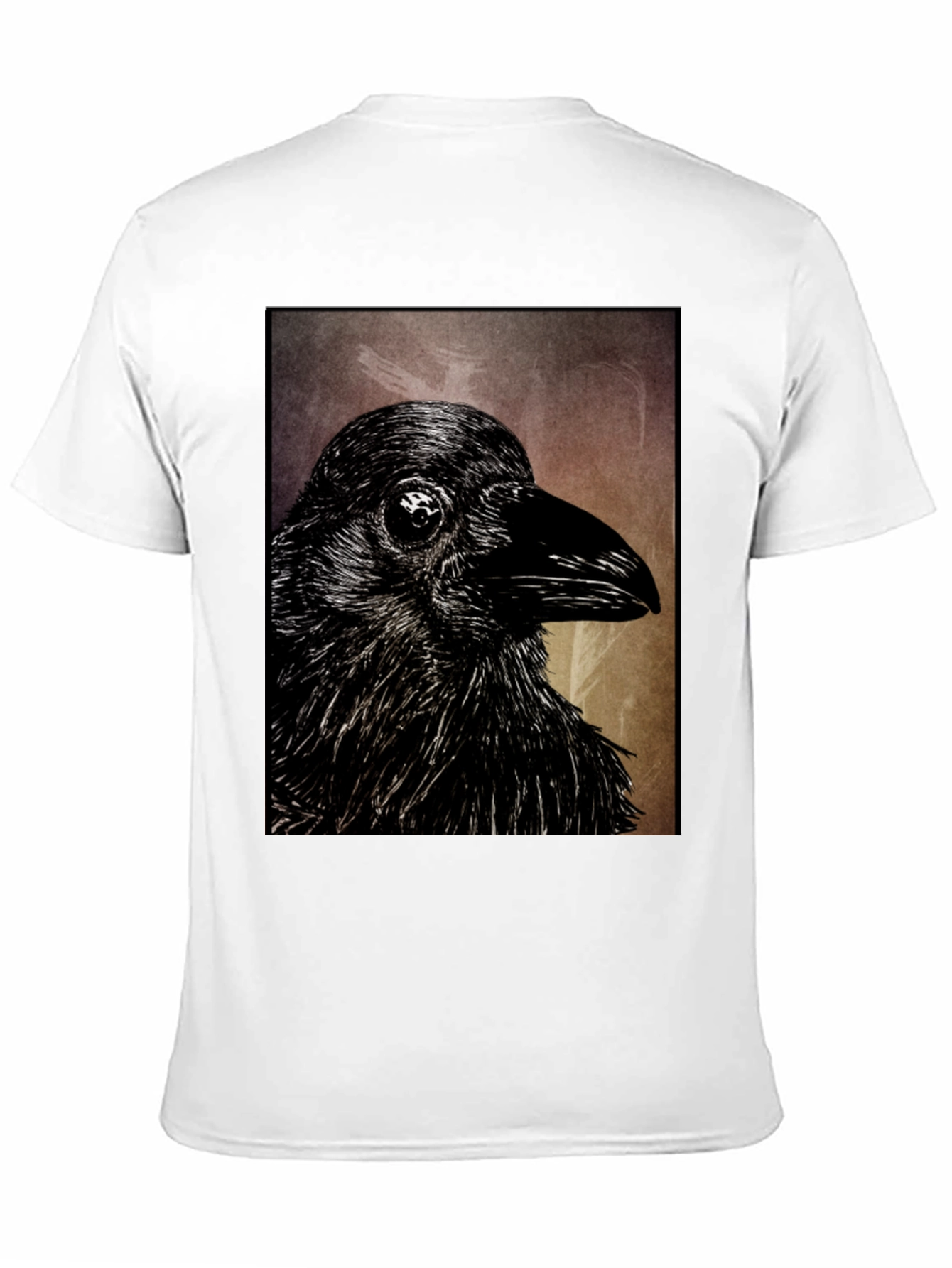 Raven Graphic Black T-Shirt