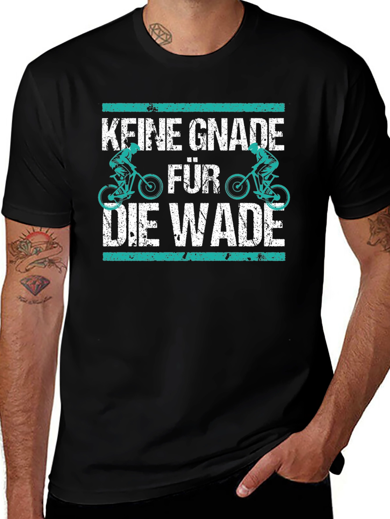 Keine Gnade Fur Die Wade Mountain Bike T-Shirt