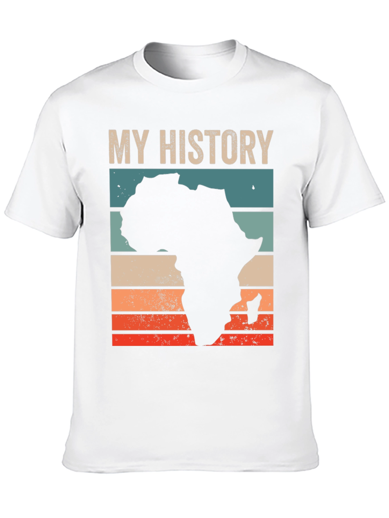 My History Africa T-Shirt - Black