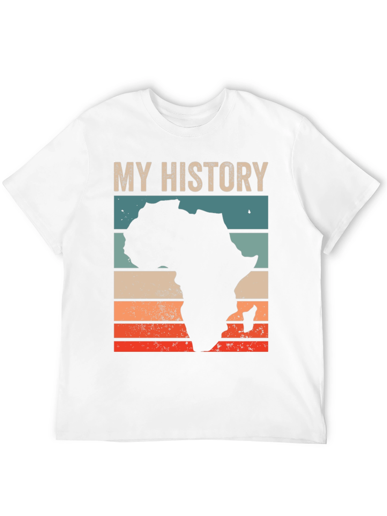 My History Africa T-Shirt - Black