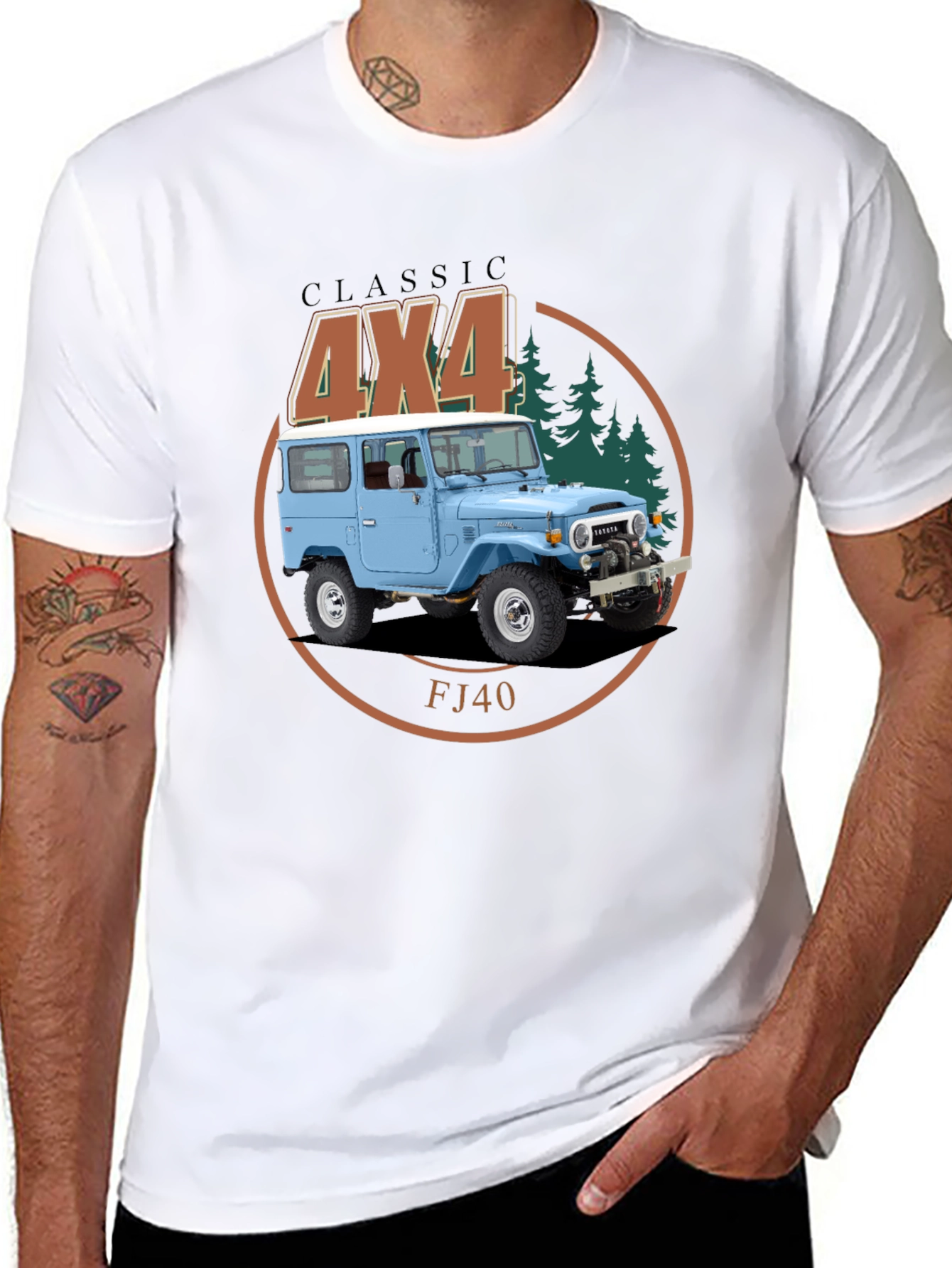 Classic 4x4 FJ40 Graphic Tee - Stylish Comfort