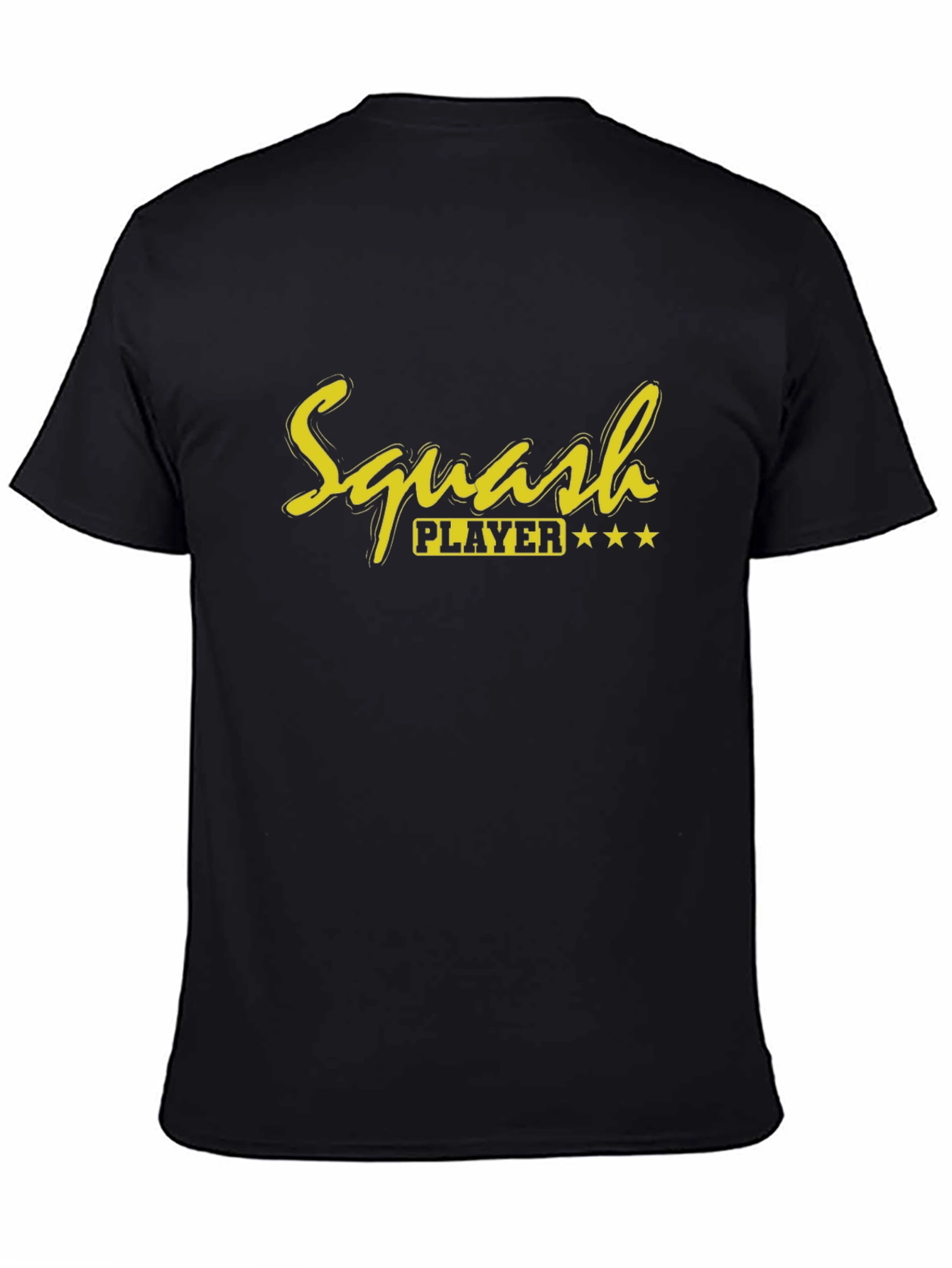Squash Player Graphic Tee - Sporty & Stylish