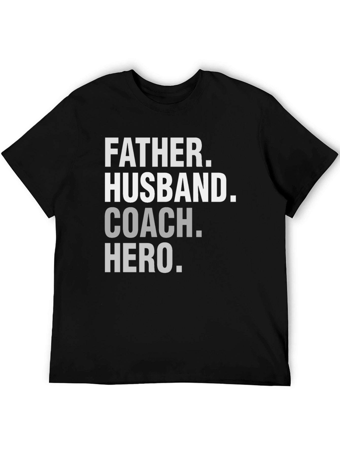 Father Husband Coach Hero Graphic Tee