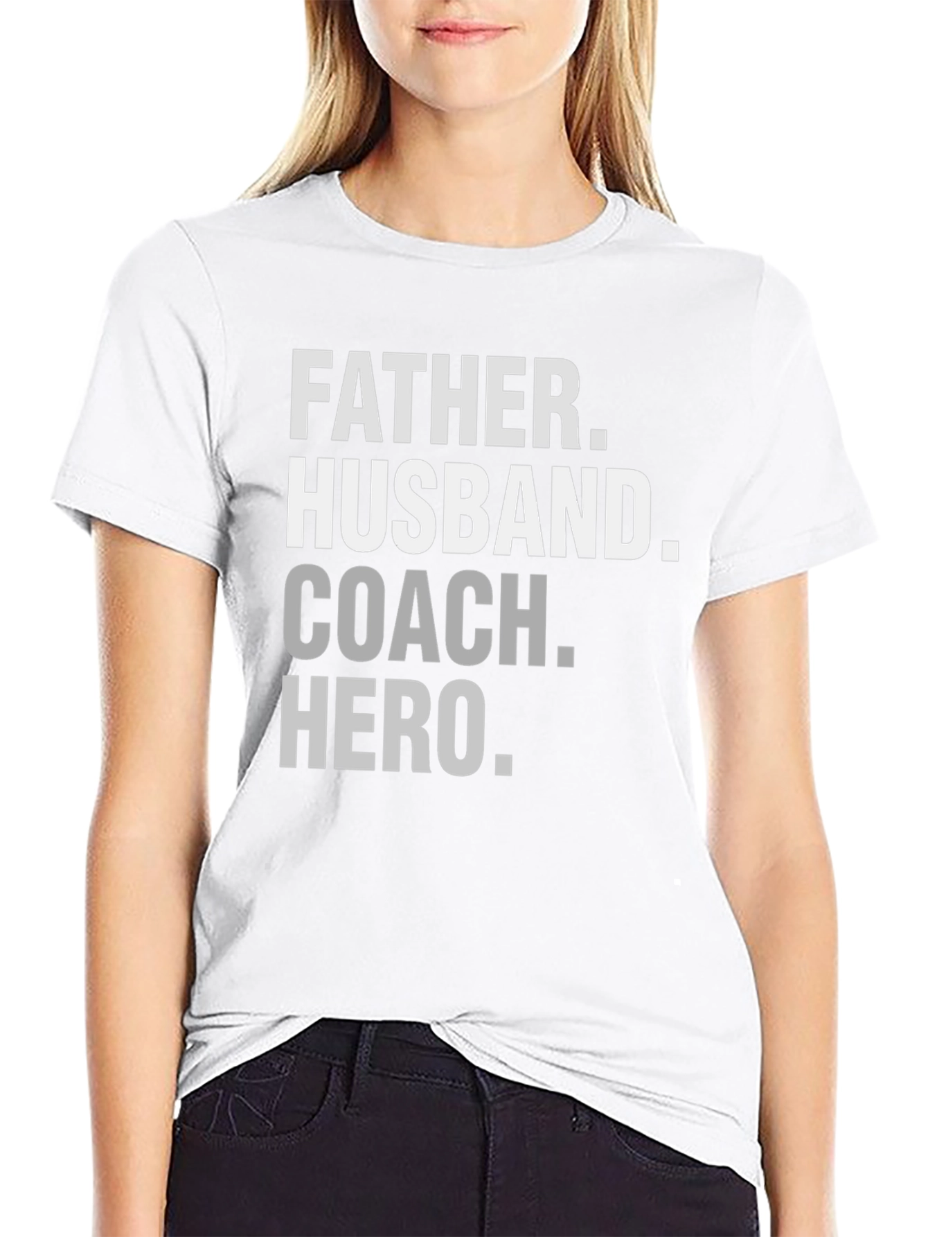 Father Husband Coach Hero Graphic Tee
