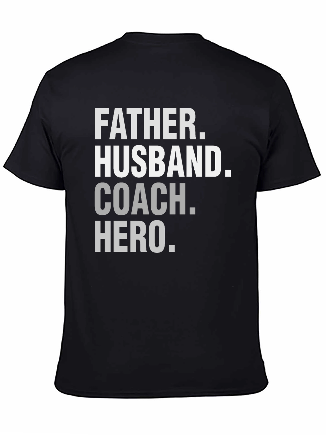 Father Husband Coach Hero Graphic Tee