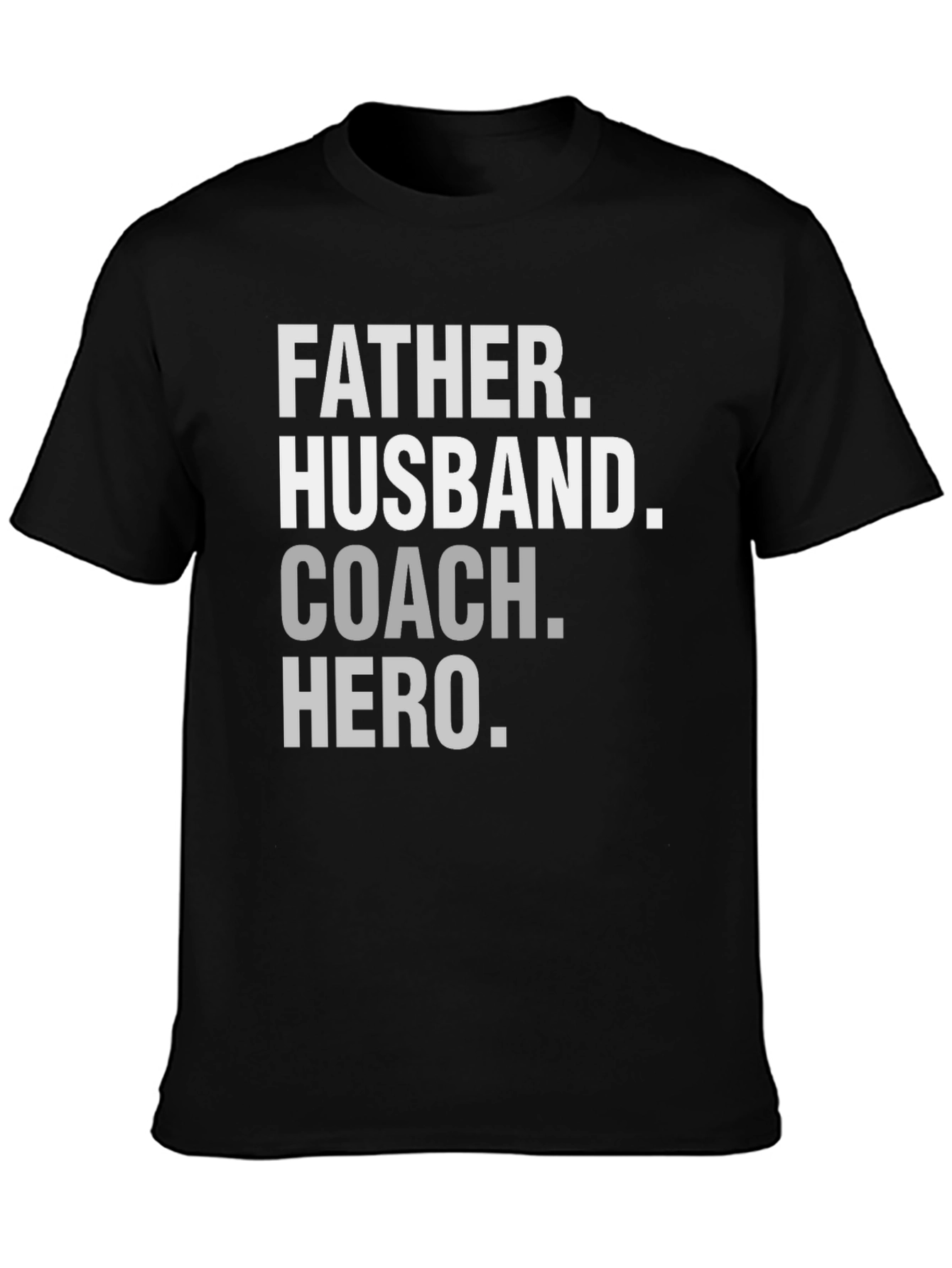 Father Husband Coach Hero Graphic Tee