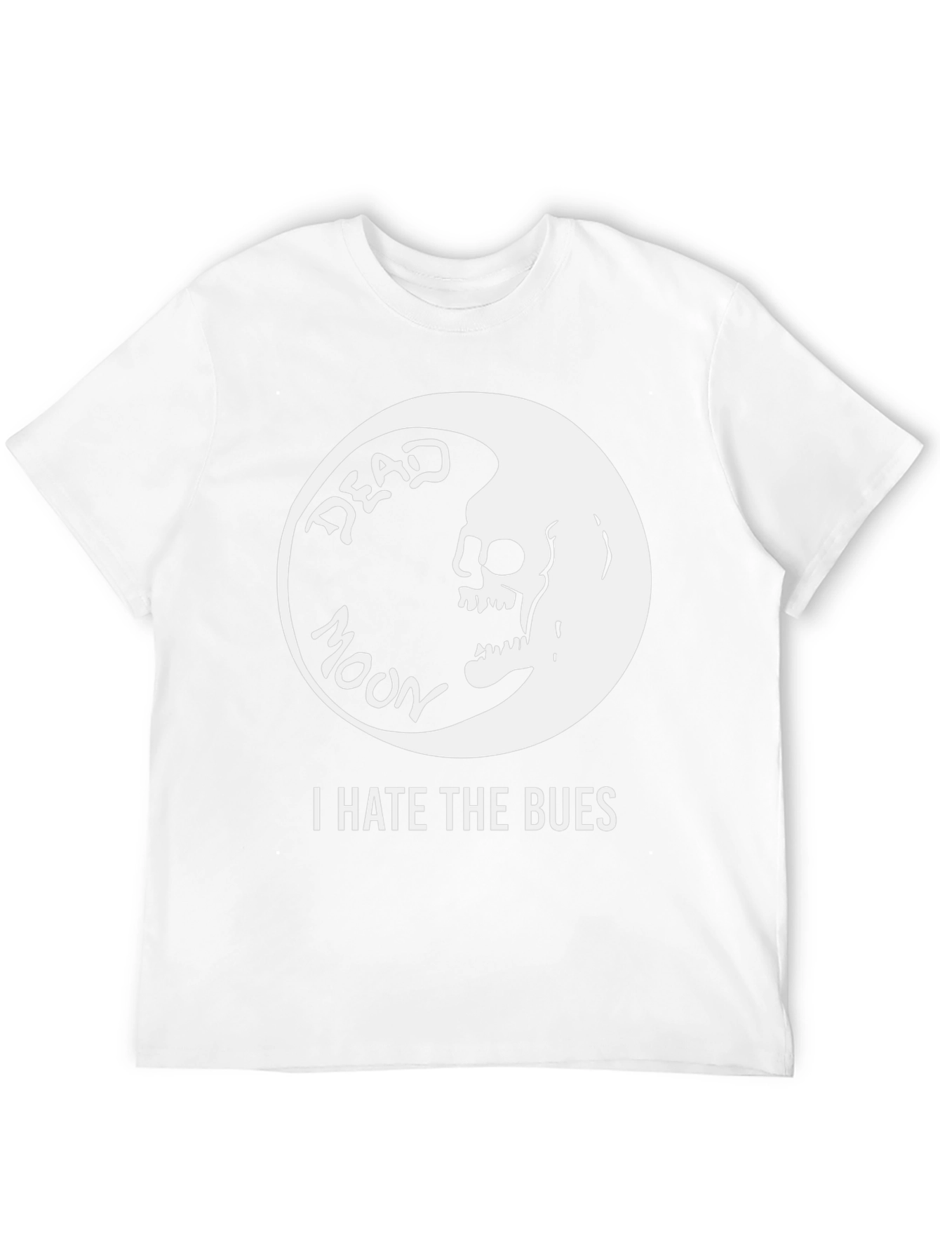 Dead Moon I Hate the Bues Graphic T-Shirt