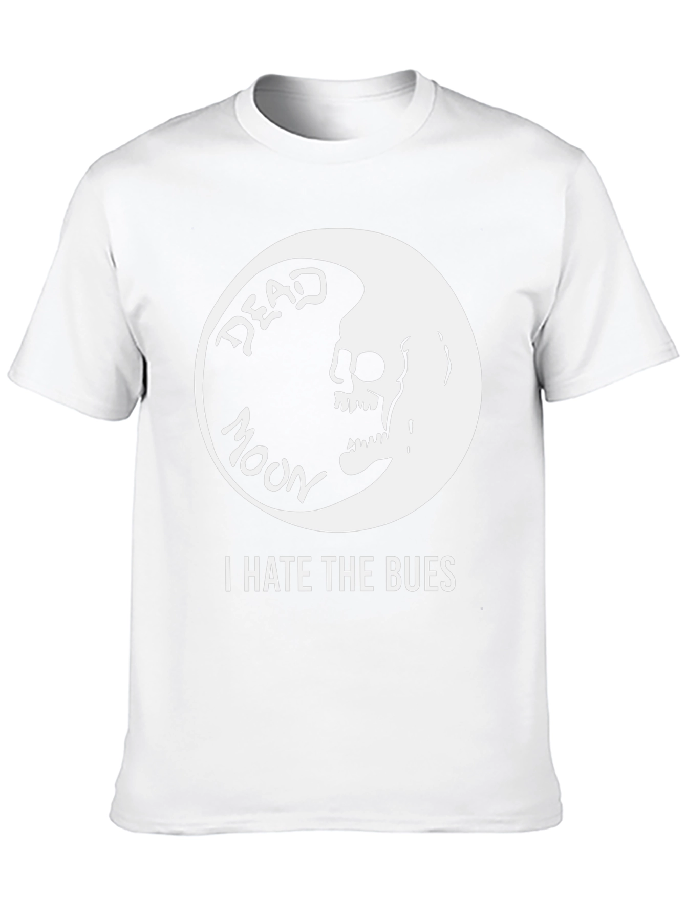 Dead Moon I Hate the Bues Graphic T-Shirt