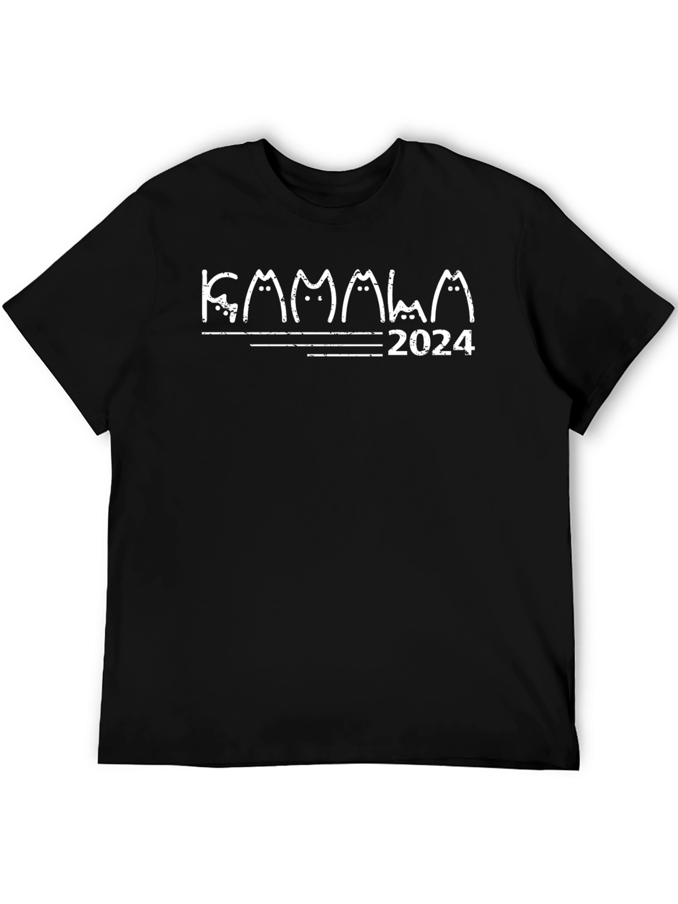 Kamala Cats 2024 Black T-Shirt