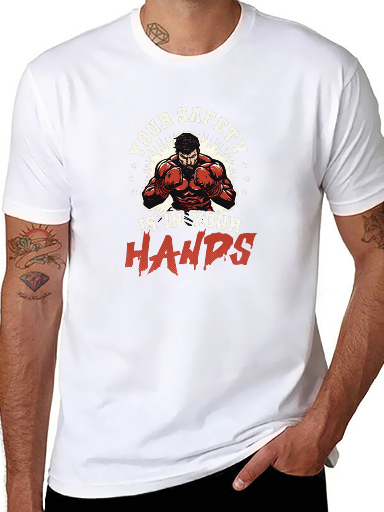 Safety in Your Hands Graphic Tee