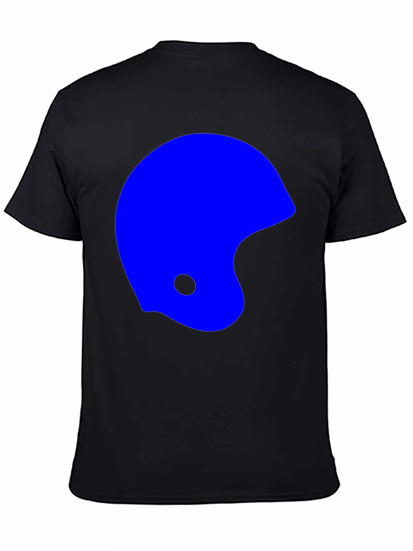 Abstract Helmet Graphic T-Shirt
