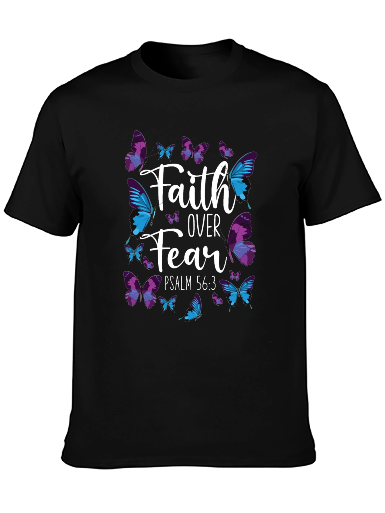 Faith Over Fear Butterfly Graphic Tee