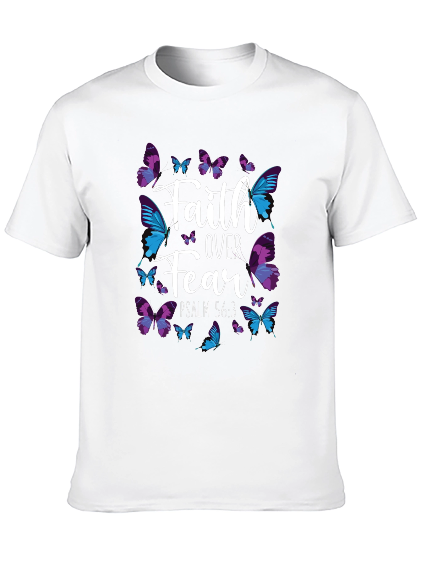 Faith Over Fear Butterfly Graphic Tee
