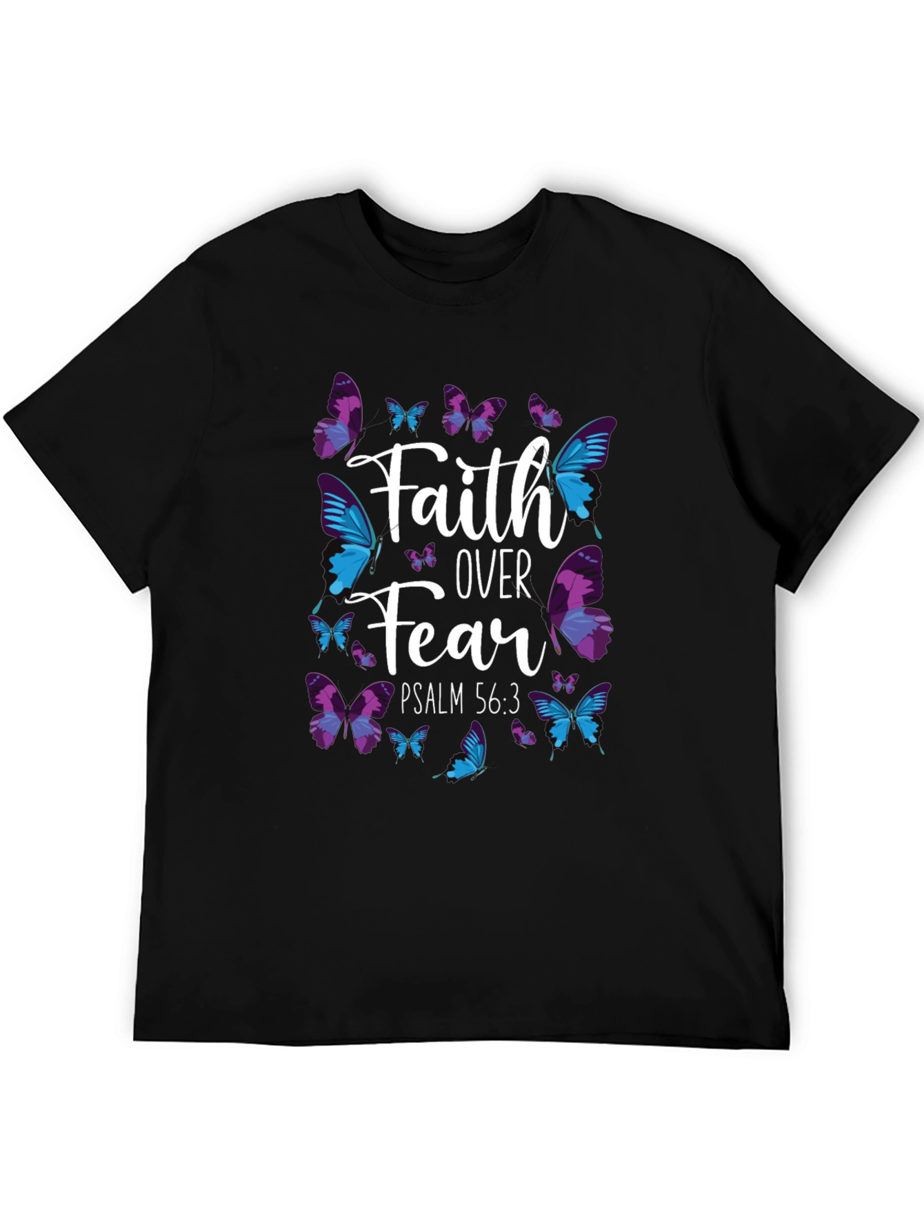 Faith Over Fear Butterfly Graphic Tee