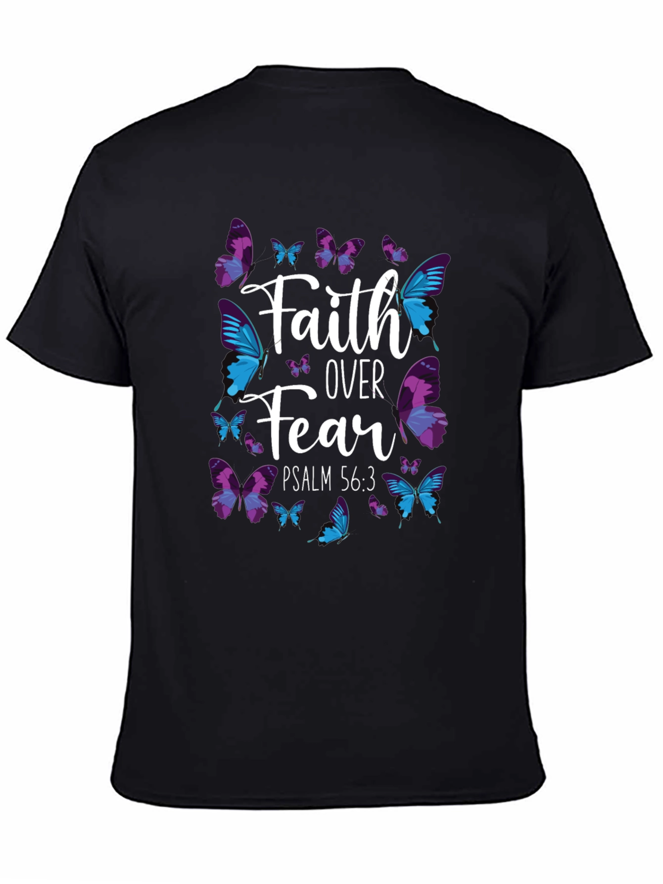 Faith Over Fear Butterfly Graphic Tee