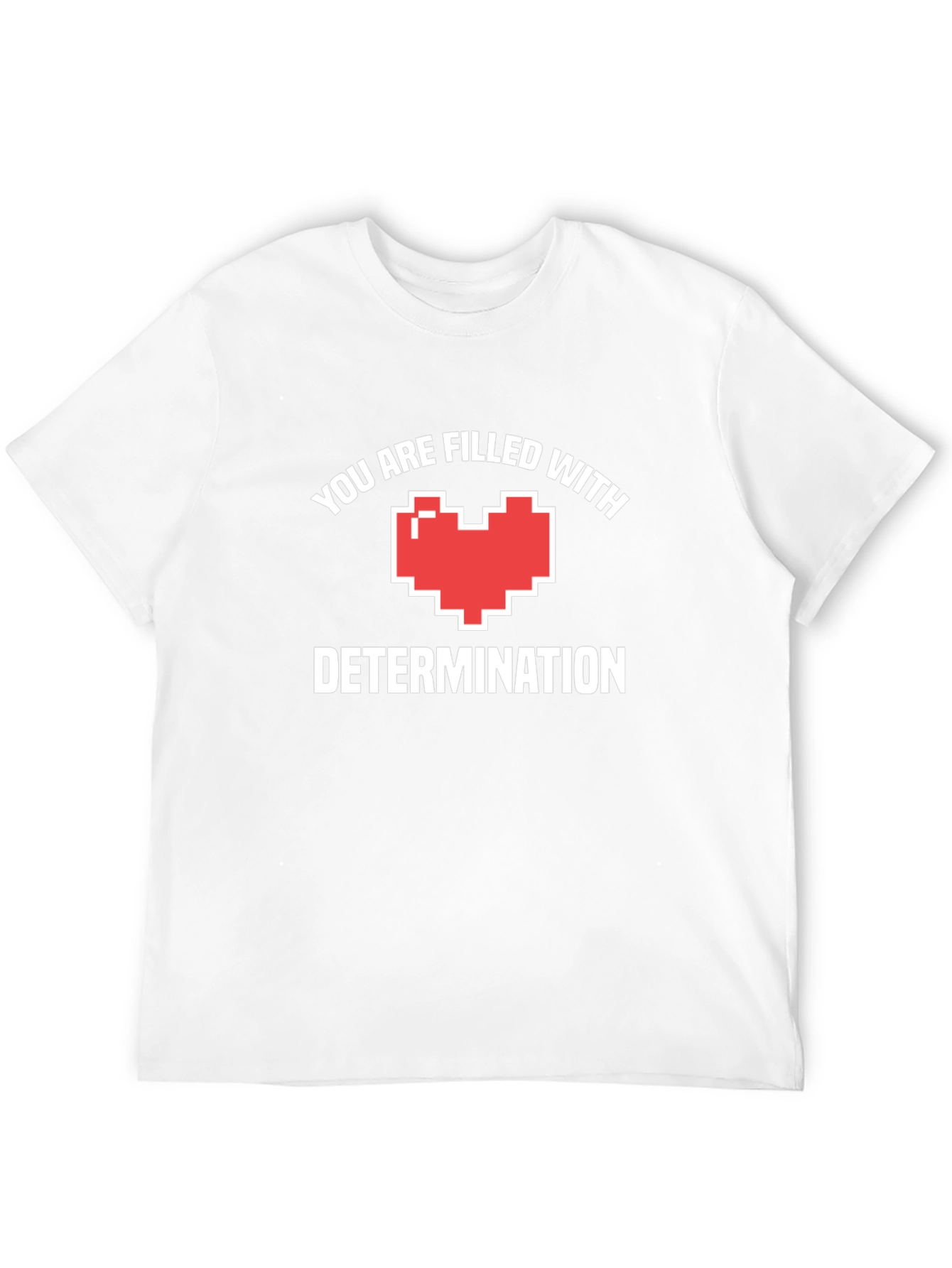 Determination Heart Black T-Shirt
