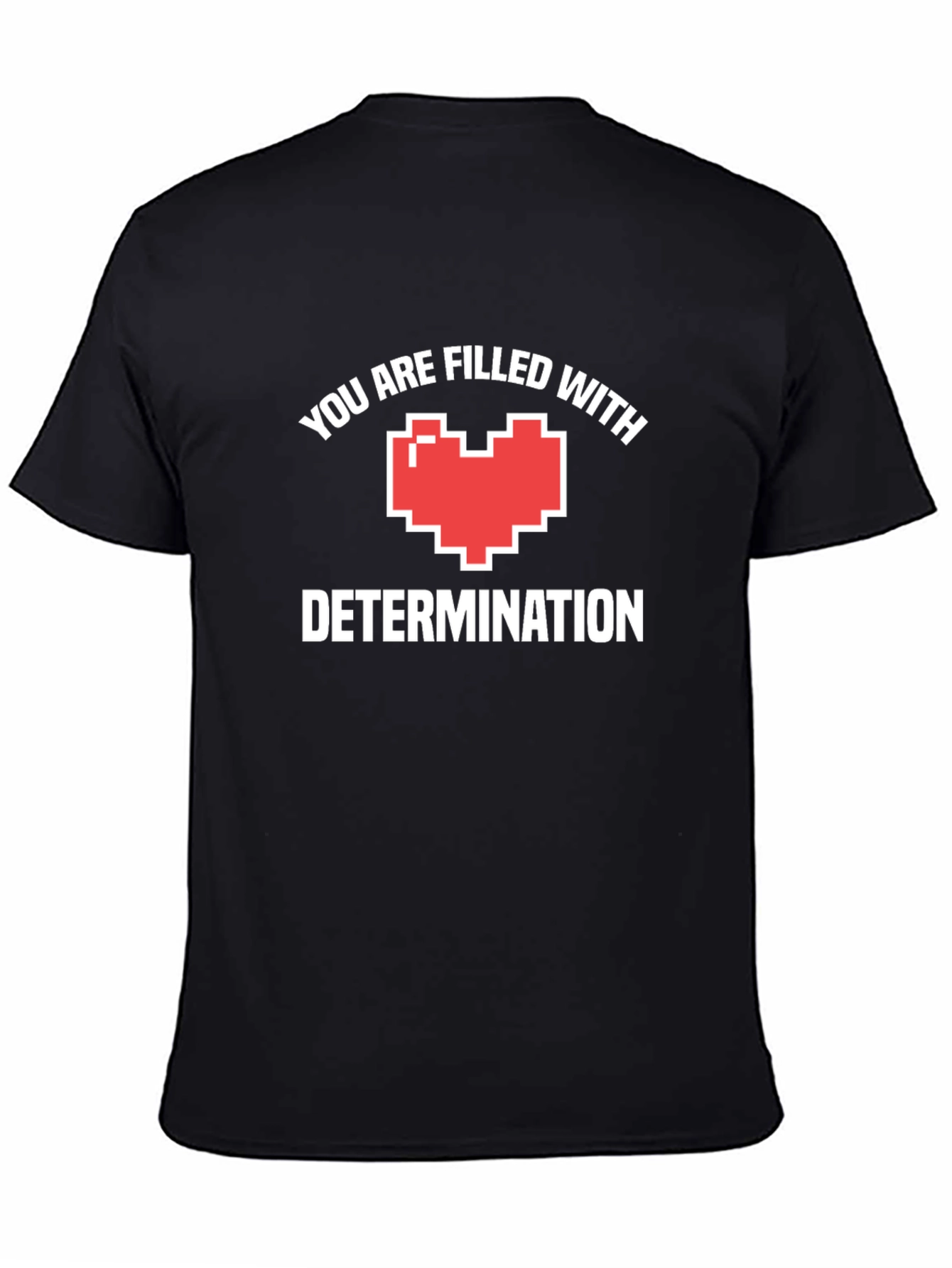 Determination Heart Black T-Shirt